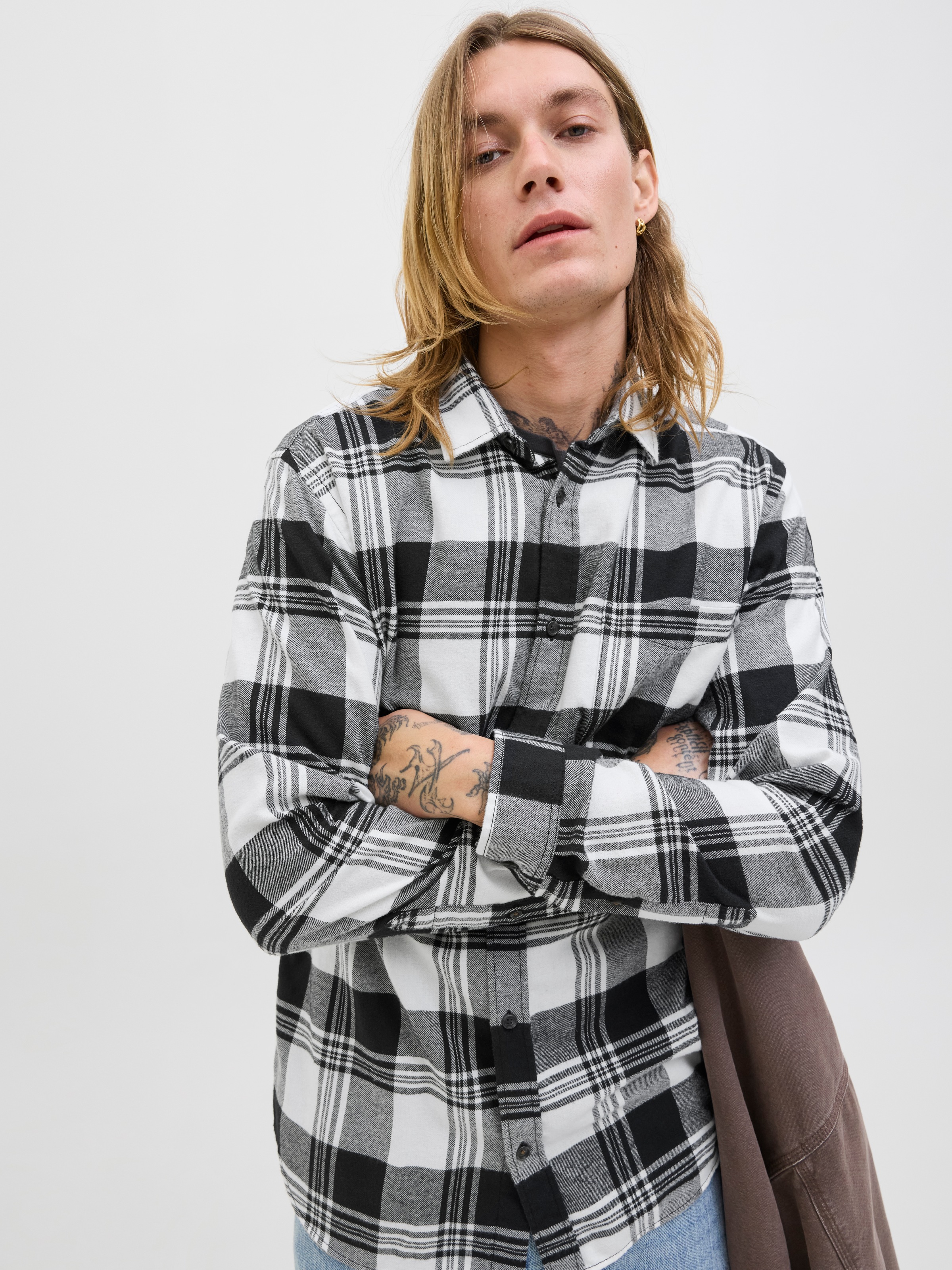 Jack & Jones Langarmhemd "JJJAMES BUFFALO SHIRT LS" günstig online kaufen