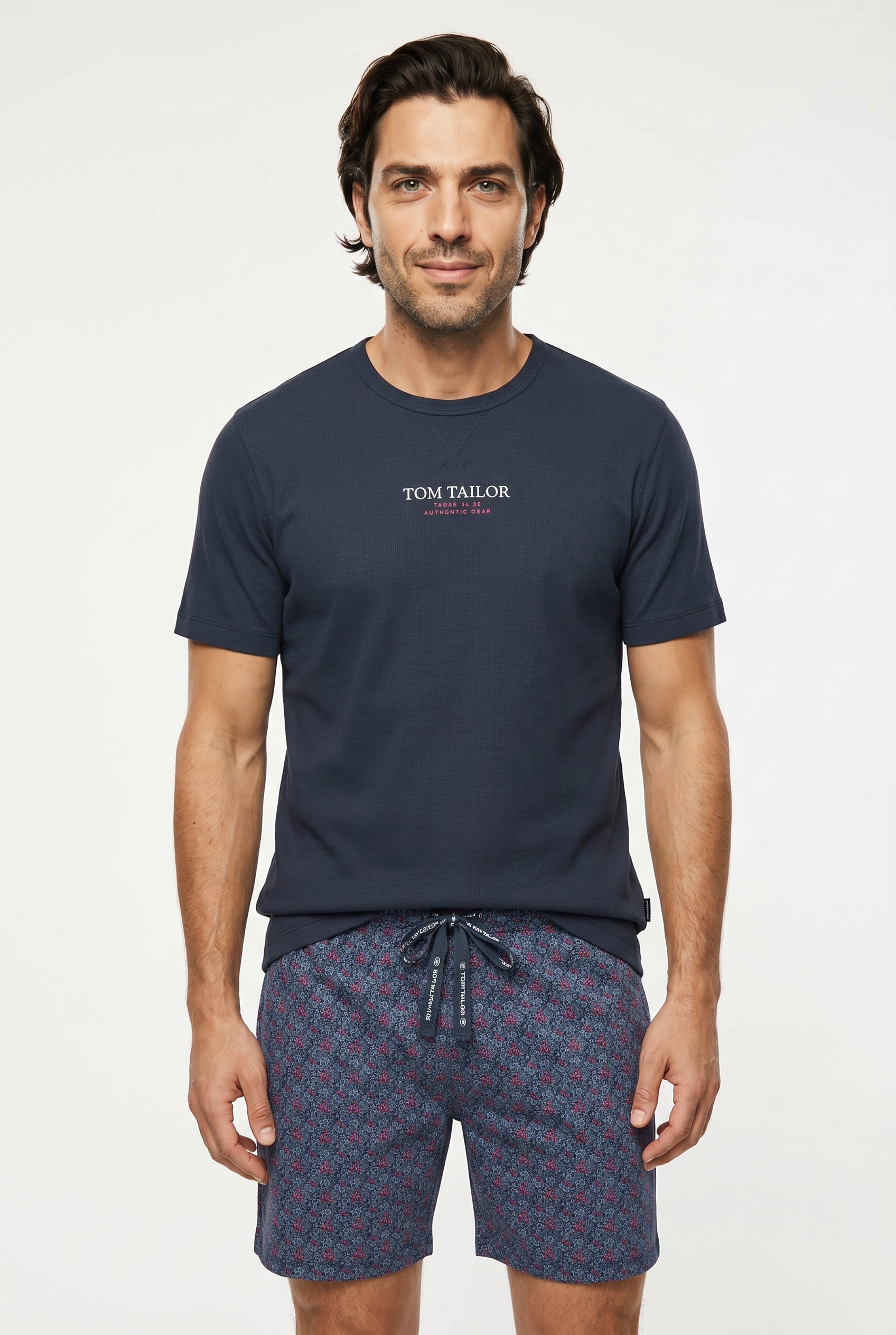 TOM TAILOR Shorty aus Baumwolle, Single Jersey Material, für Sleepwear
