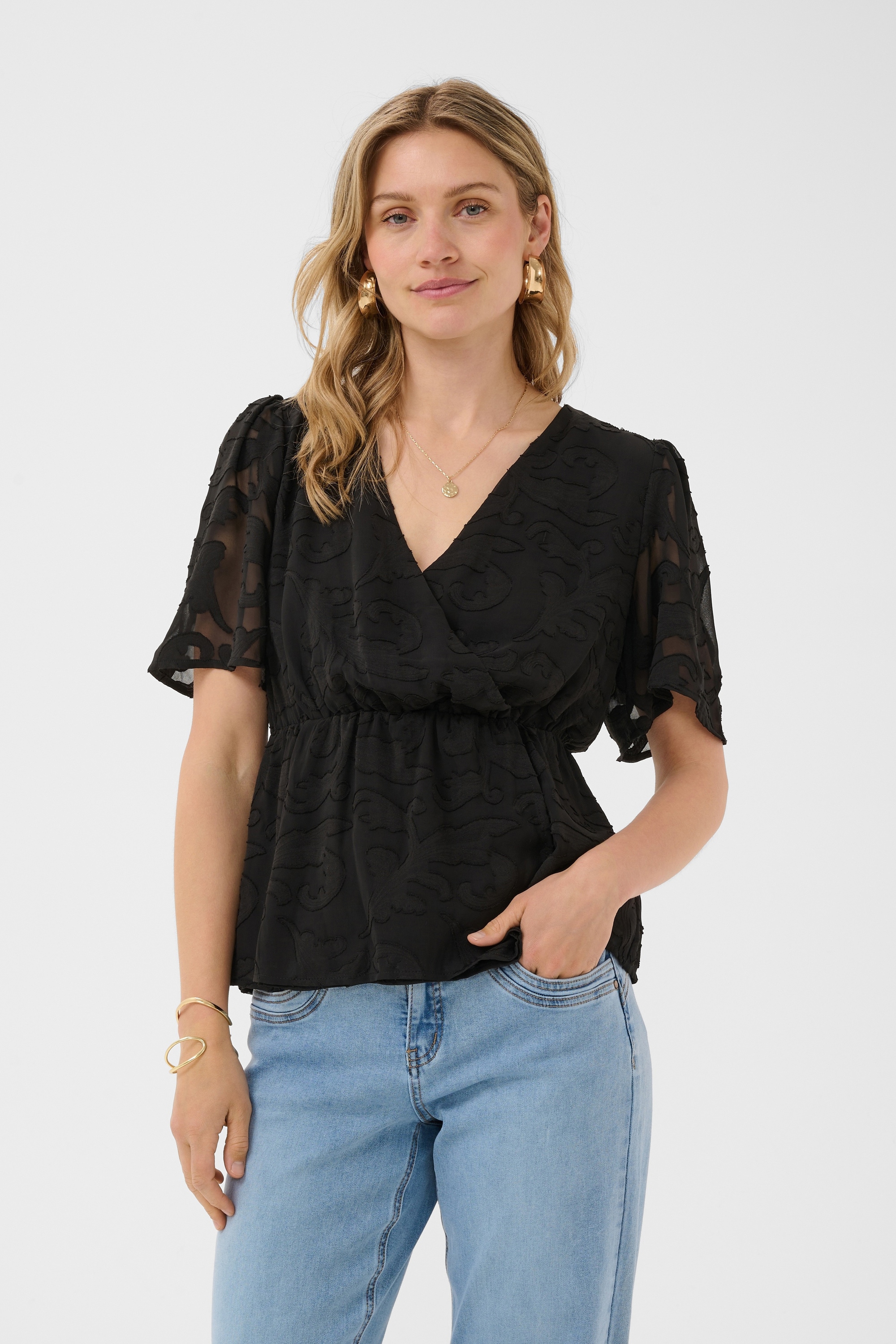 Cream Kurzarmbluse »Bluse kurzarm CRMisandra«