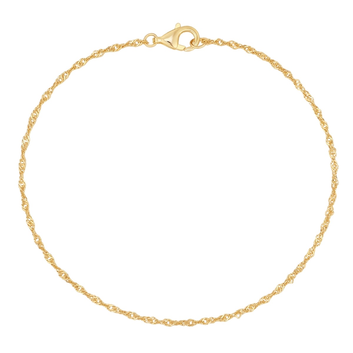 RAFAELA DONATA Damen Armband "RD5060", 17, Silber 925 (Sterlingsilber)gelbgold, Silber 925 (Sterlingsilber), Armbänder