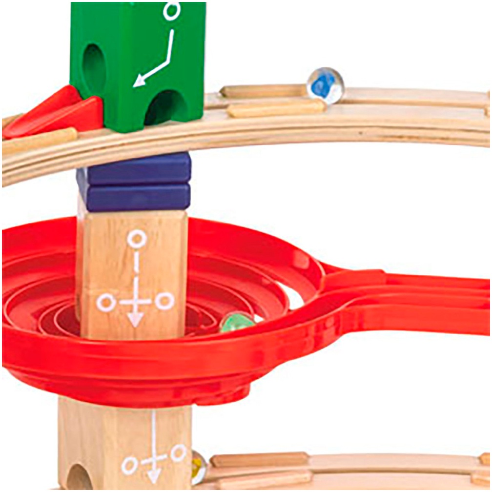 Hape Kugelbahn »Quadrilla Kodierungsset für Fortgeschrittene«, (119 tlg.)