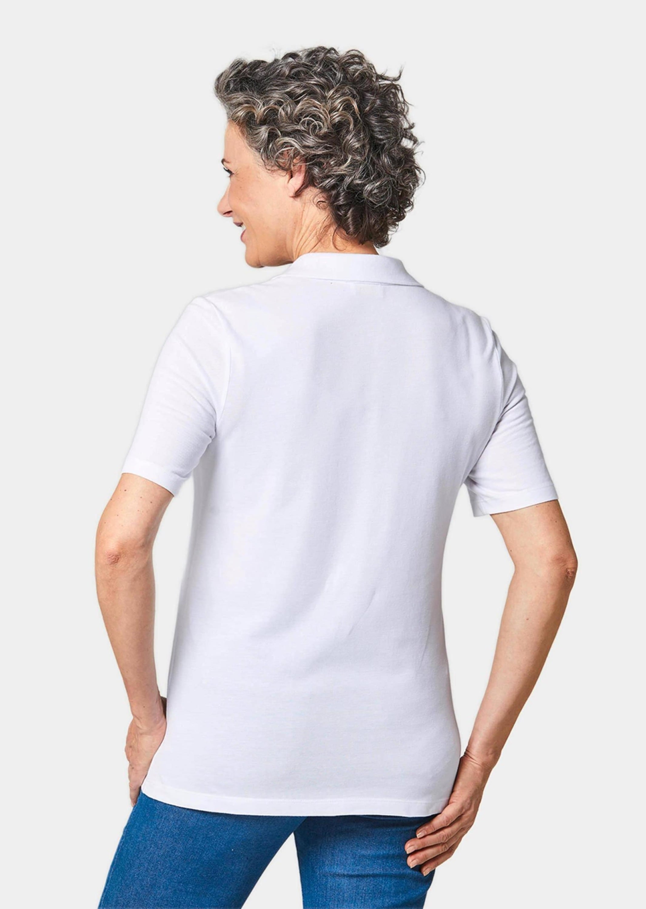 GOLDNER Poloshirt »Poloshirt Poloshirt in hochwertiger Pikee-Qualität«