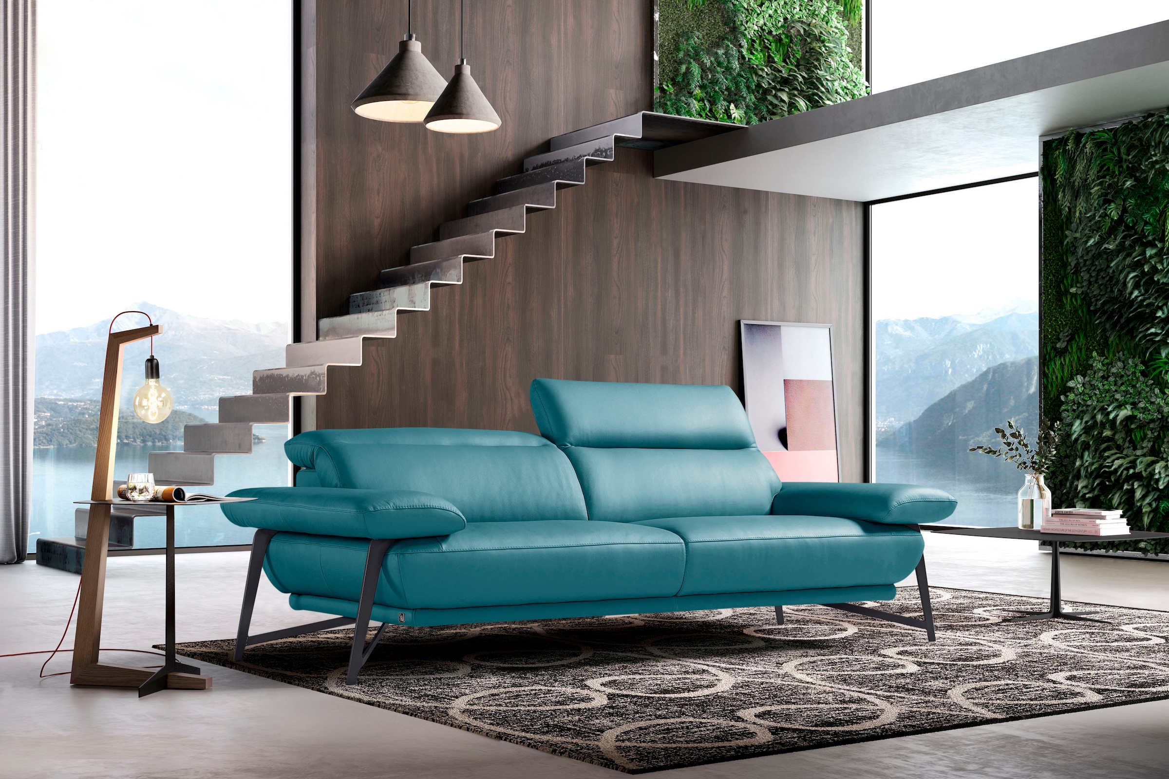 Egoitaliano 2,5-Sitzer "Anais, Designsofa mit hohem Sitzkomfort, Designfuß, günstig online kaufen