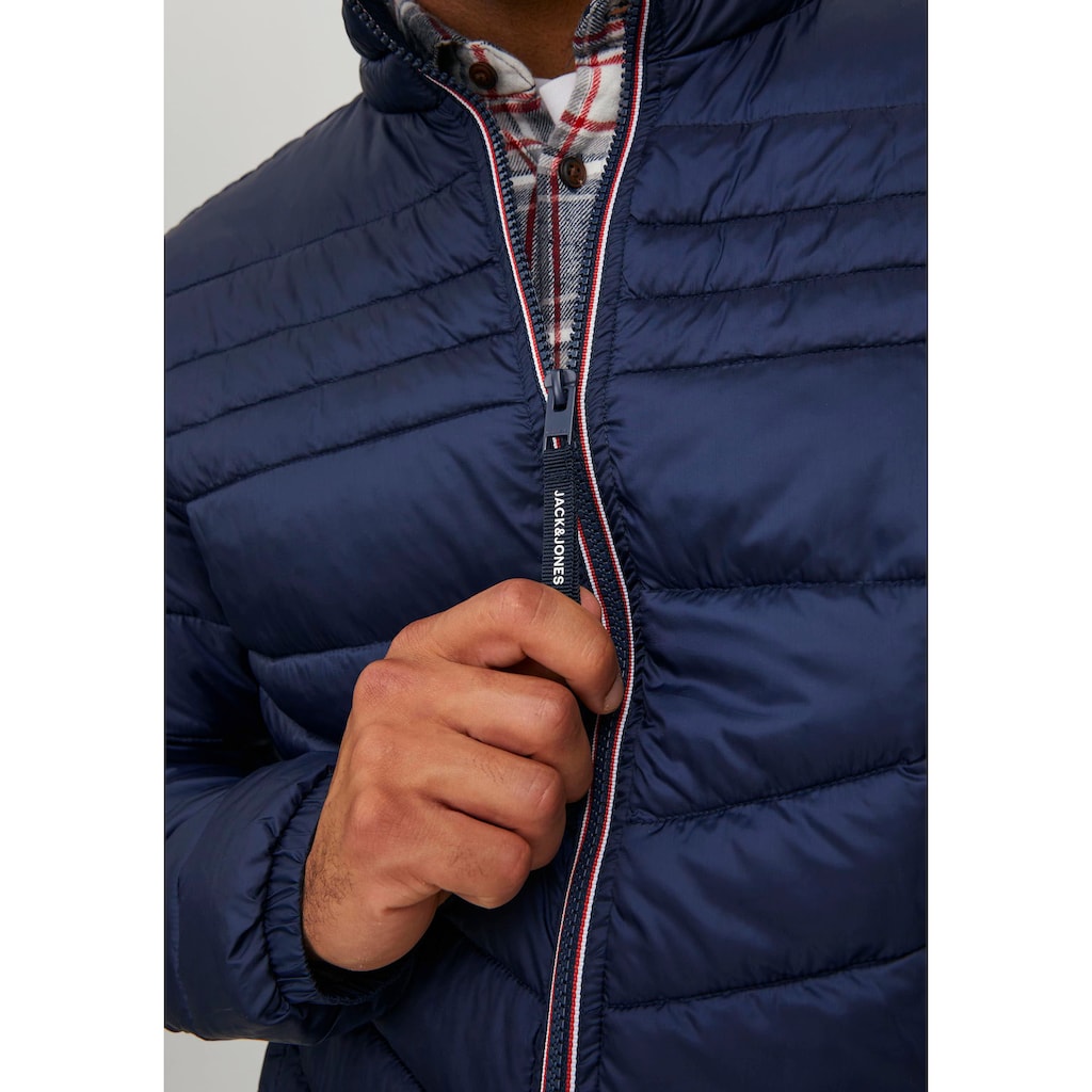 Jack & Jones Steppjacke »HERO PUFFER COLLAR«, ohne Kapuze