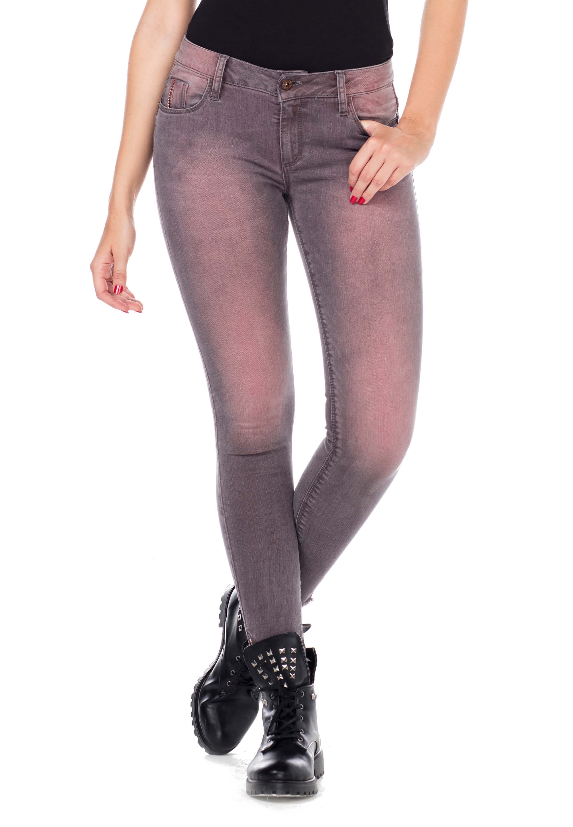 Bequeme Jeans, in verwaschener Optik