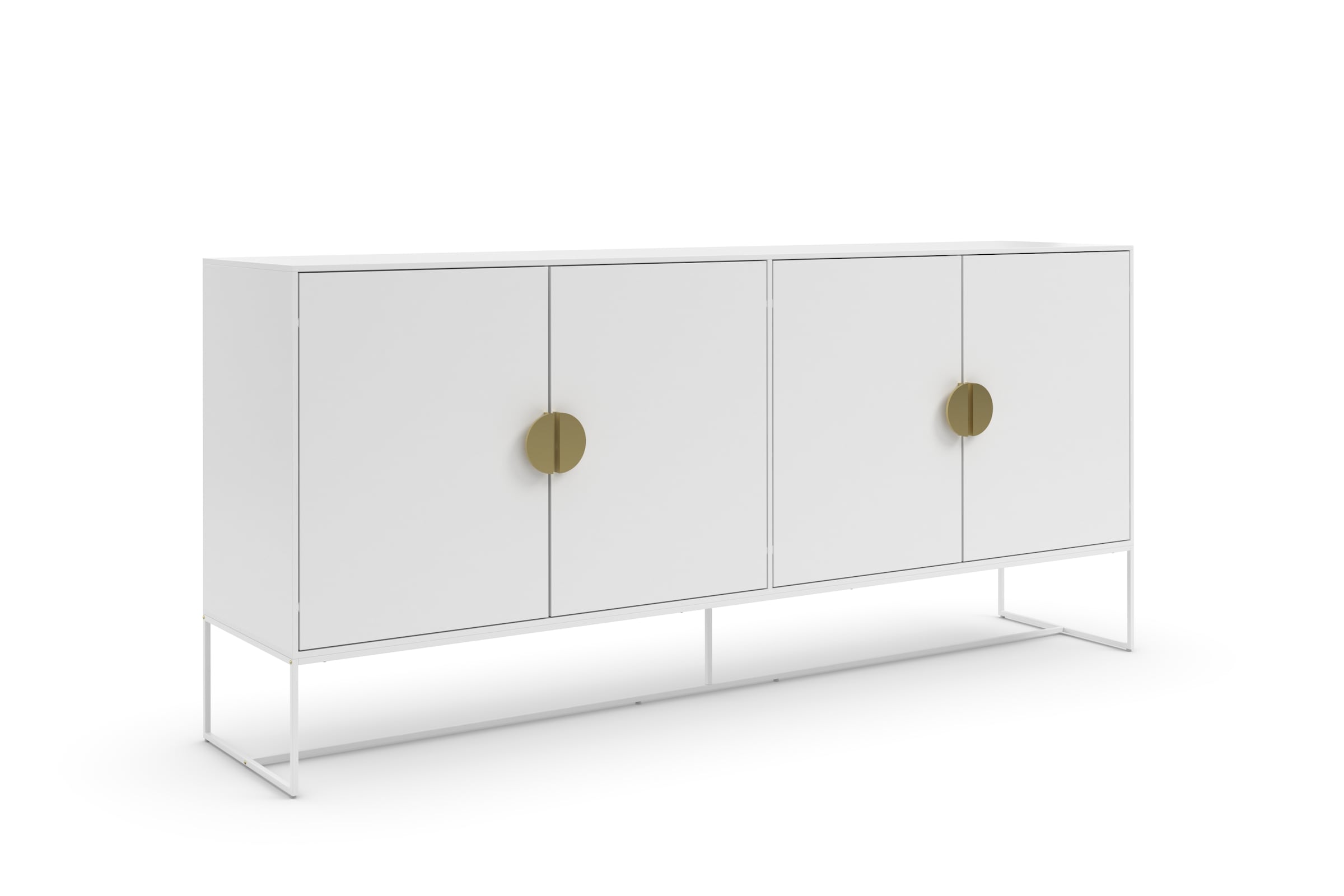 Places of Style Sideboard »Abito«, Kommode mit Drehtüren, 2 Einlegeböden, Breite 180 cm