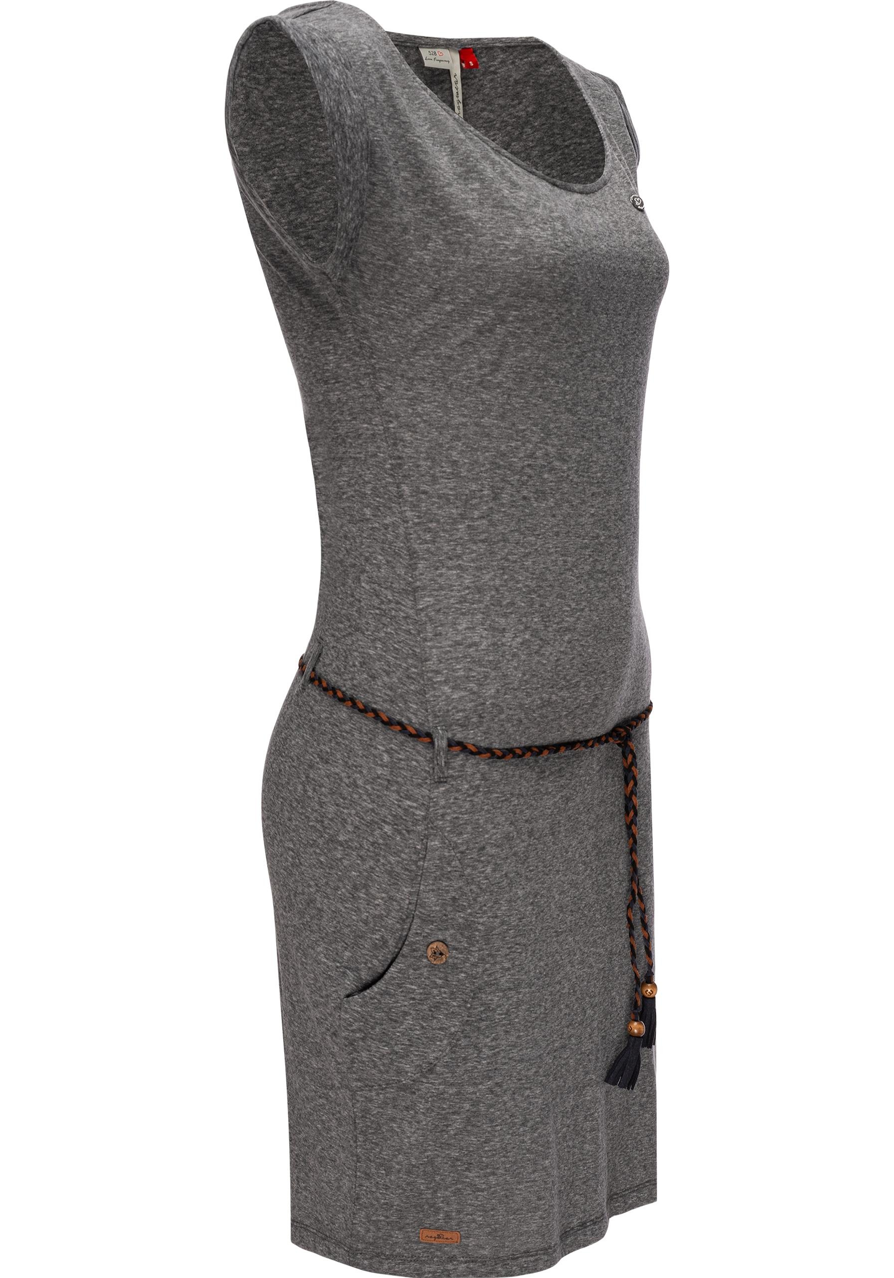Ragwear Shirtkleid "Tag" Eingrifftaschen leichtes Jersey-Kleid in melierter günstig online kaufen