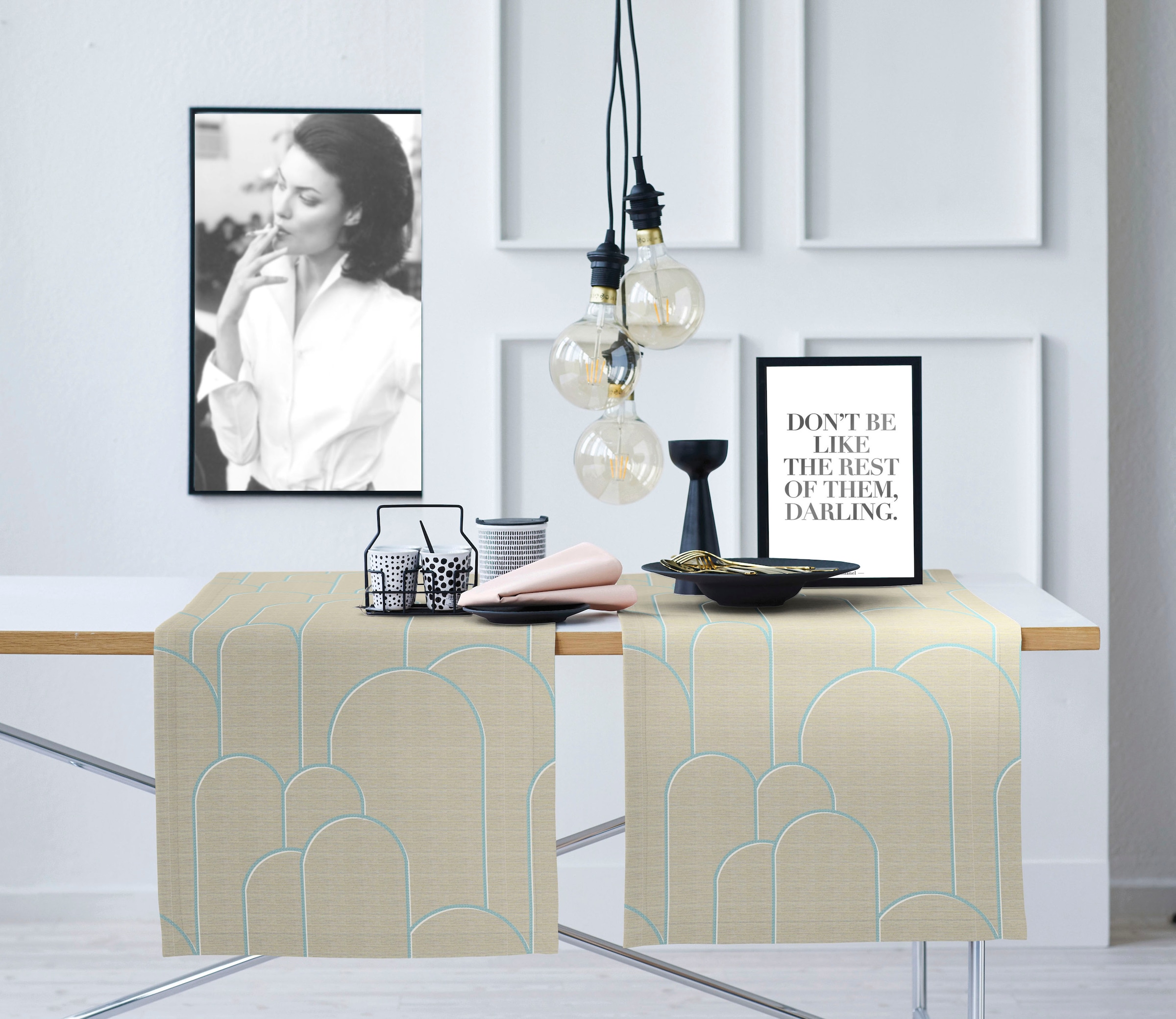 APELT Tischläufer »Vision, LOFT STYLE, Jacquard«