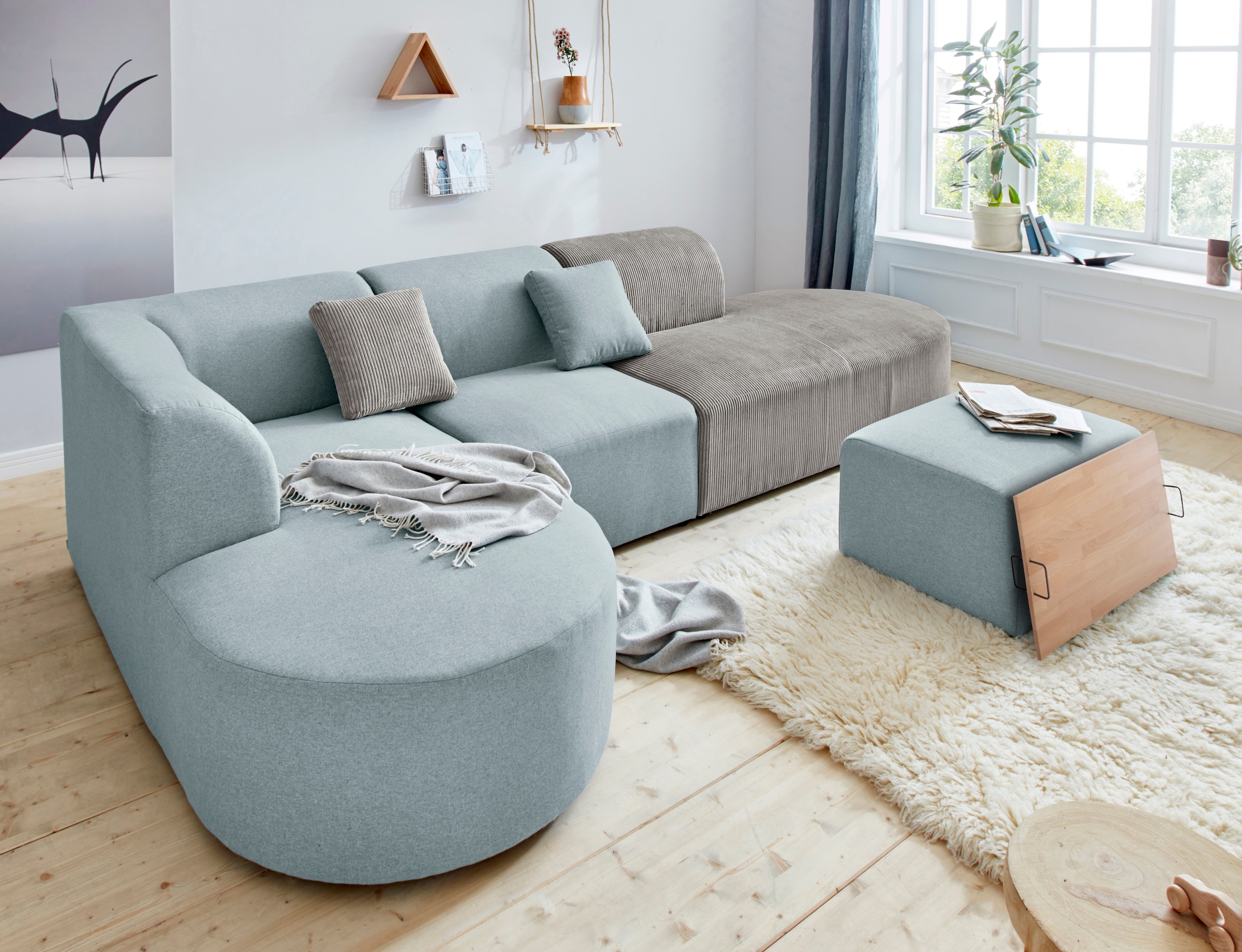 andas Sofa-Eckelement »Alesund«, als Einzelteile oder Modulteil