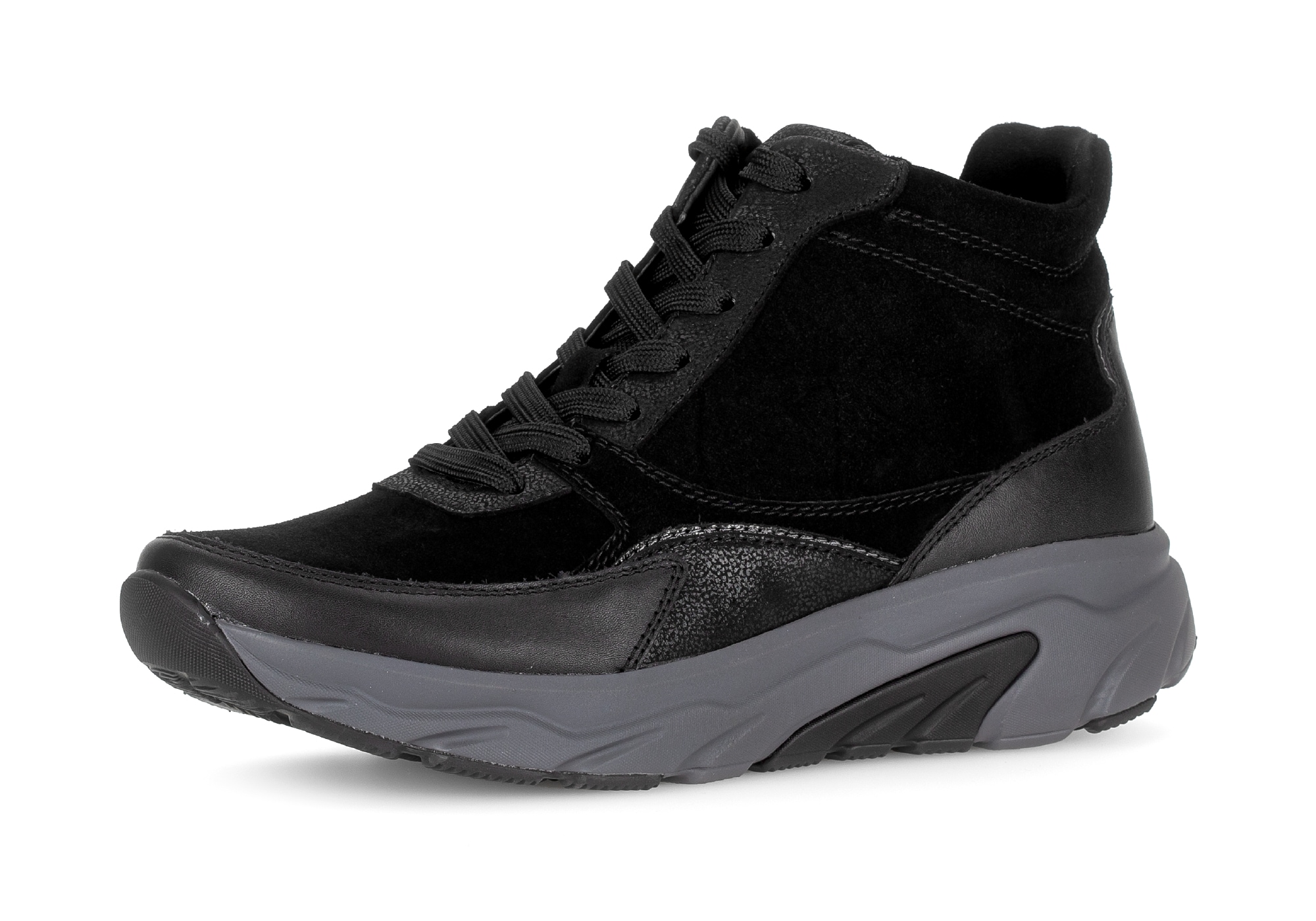 Gabor Rollingsoft Keilsneaker, Schnürboots, High Top-Sneaker, Komfortschuh, günstig online kaufen