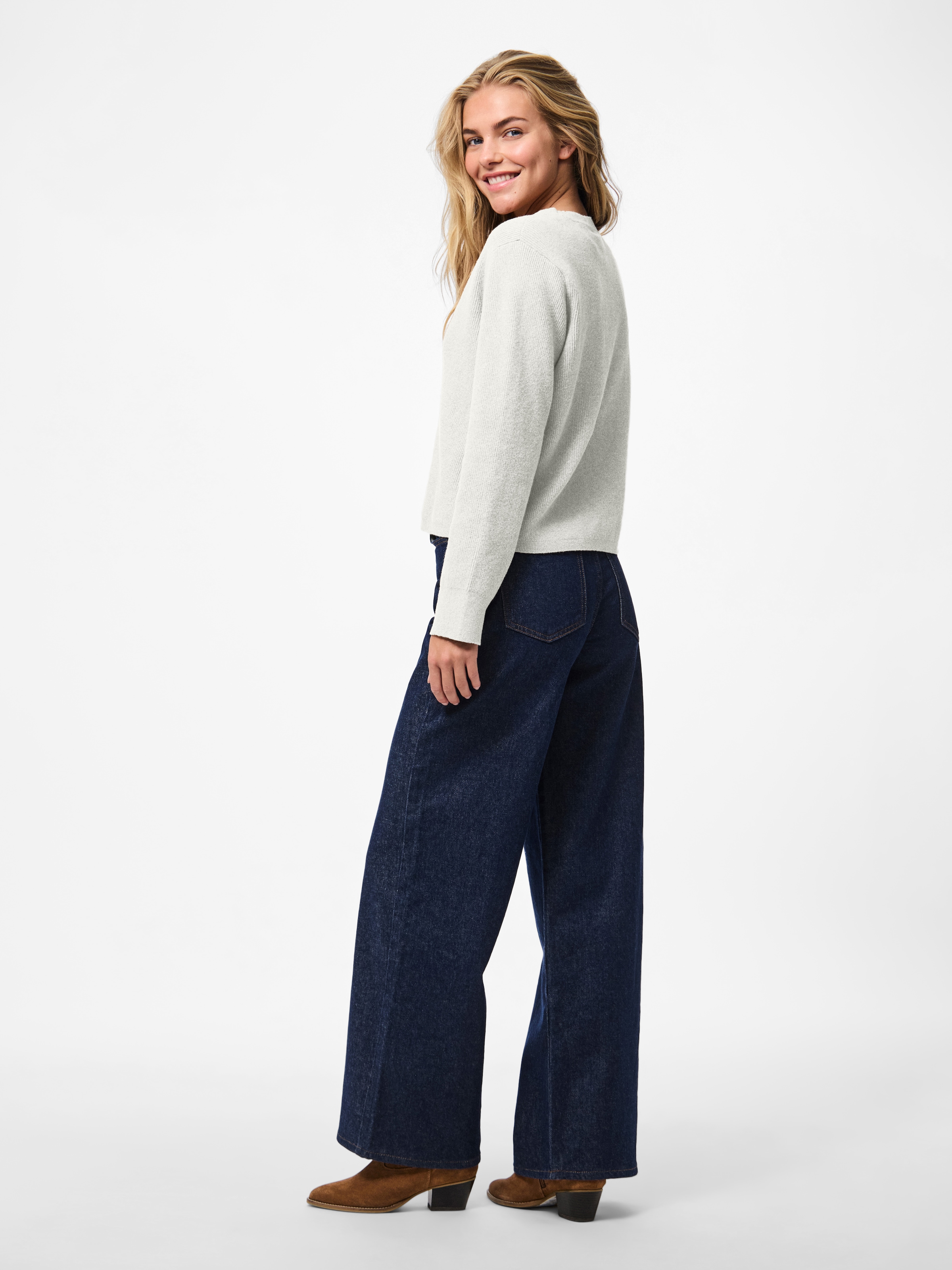 pieces Strickjacke »PCORA LS V-NECK KNIT CARDIGAN PWP BC«