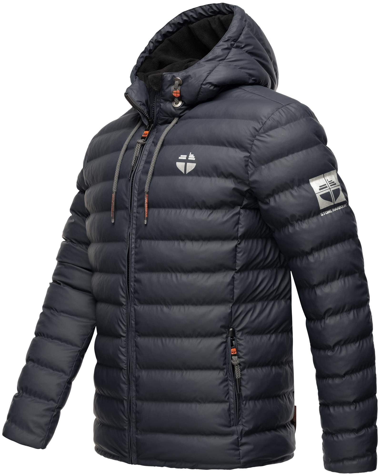 Stone Harbour Winterjacke »Zaharoo«, mit Kapuze, Wasserdichte, gesteppte Regenjacke für den Winter