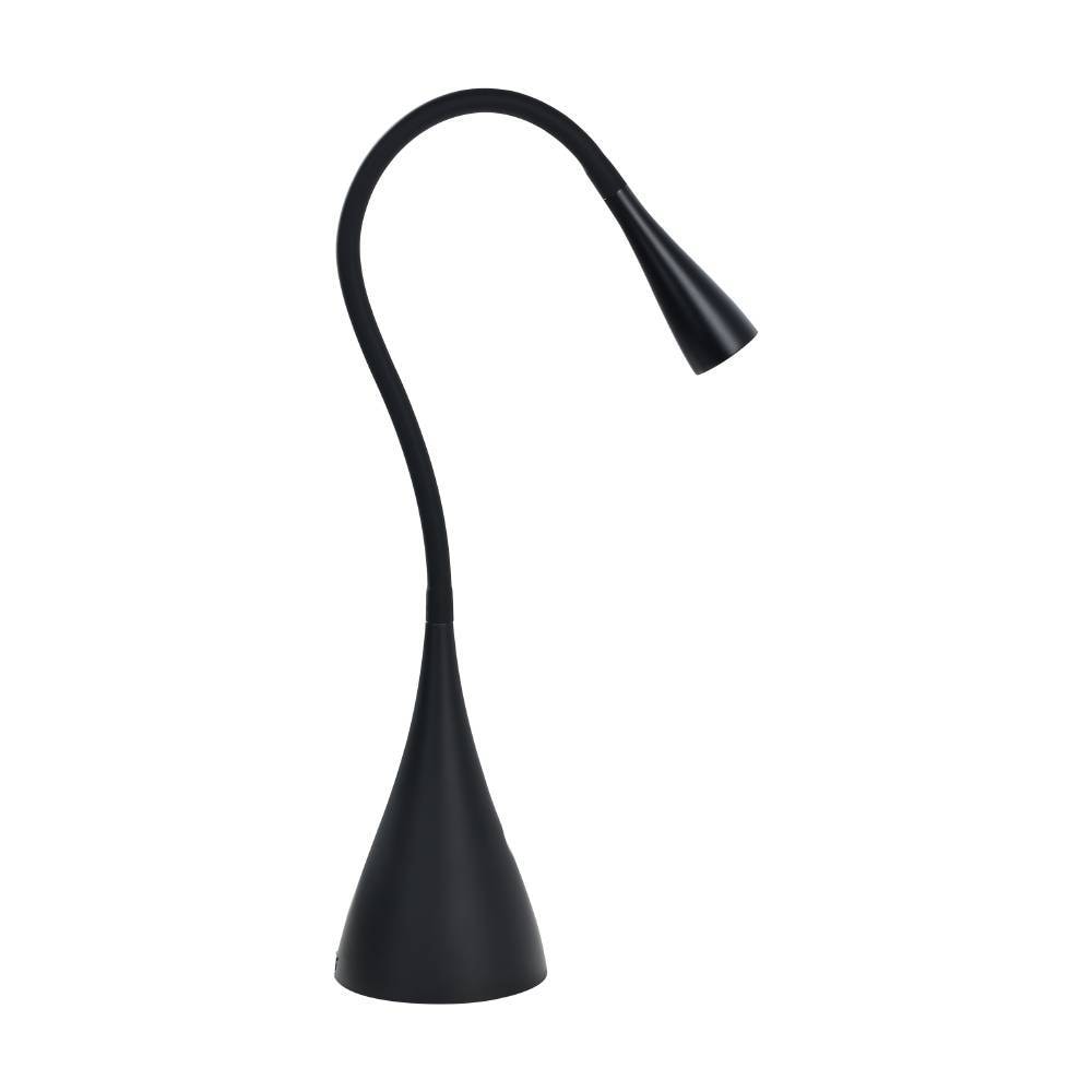 EGLO Tischleuchte "SNAPORA Tischlampe, Kunststoff und Alu, Schreibtischlampe, Bürolampe", schwarz, 1, H: 48,5cm, 1 Stk., Leuchten, Tischleuchte, H48,5 cm, schwarz, 3W inkl., Tischleuchte