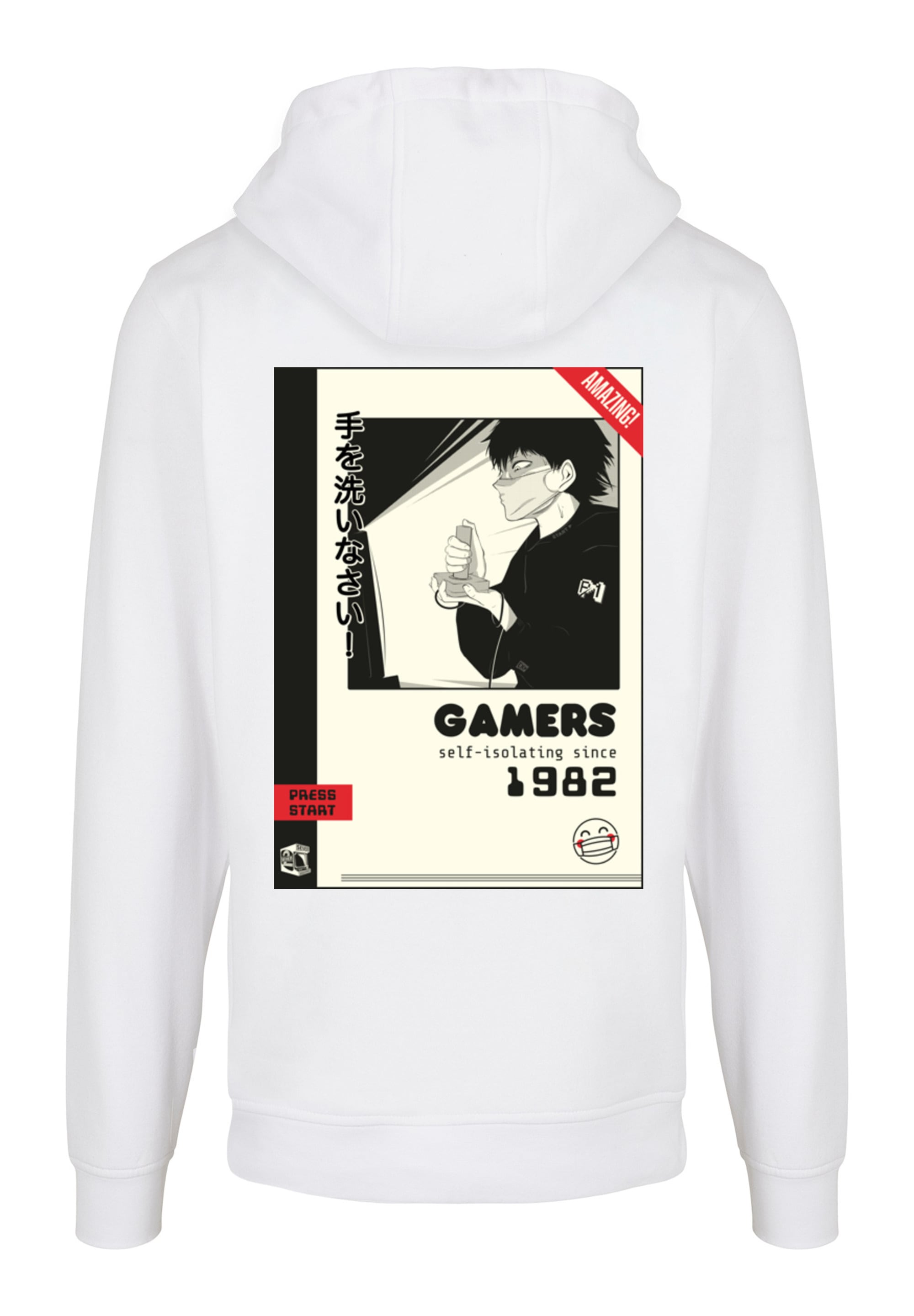 F4NT4STIC Kapuzenpullover "Retro Gaming self-isolating since 1982", Print günstig online kaufen