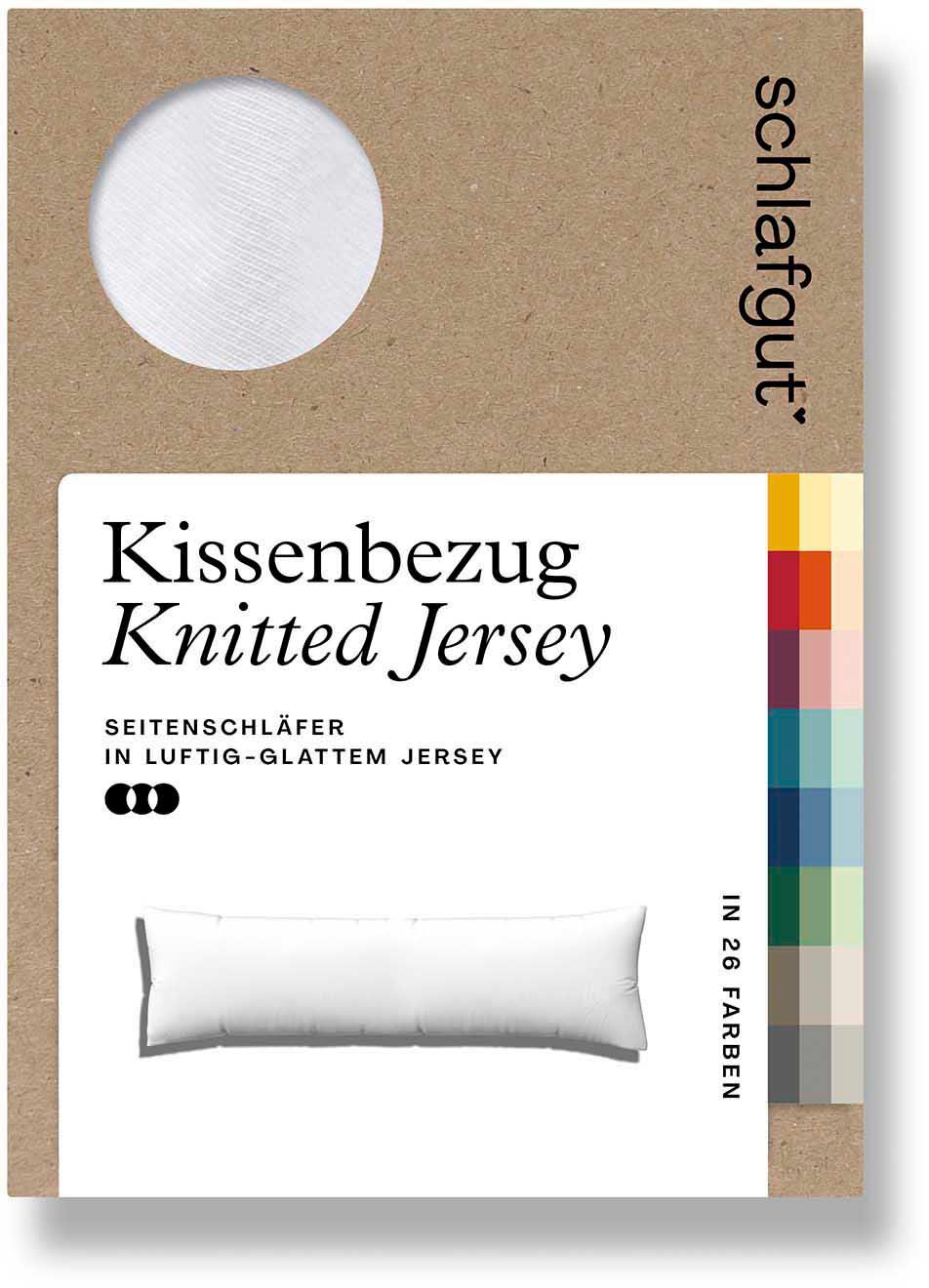 Schlafgut Seitenschläferkissenbezug "Pure Seitenschläferkissen" aus Bio-Baumwolle