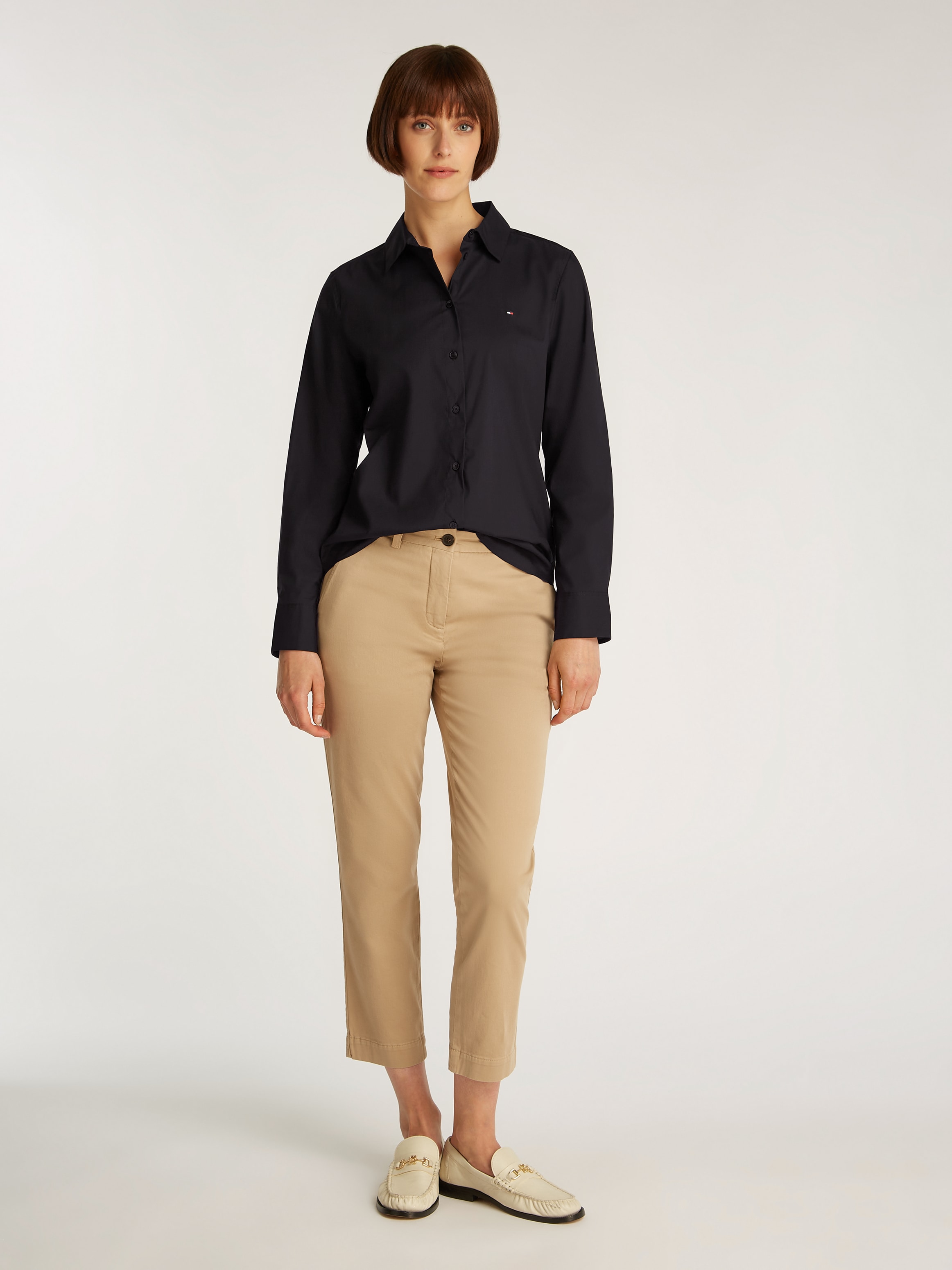 Tommy Hilfiger Hemdbluse »ESS POPLIN REGULAR SHIRT«, im klassischen Stil