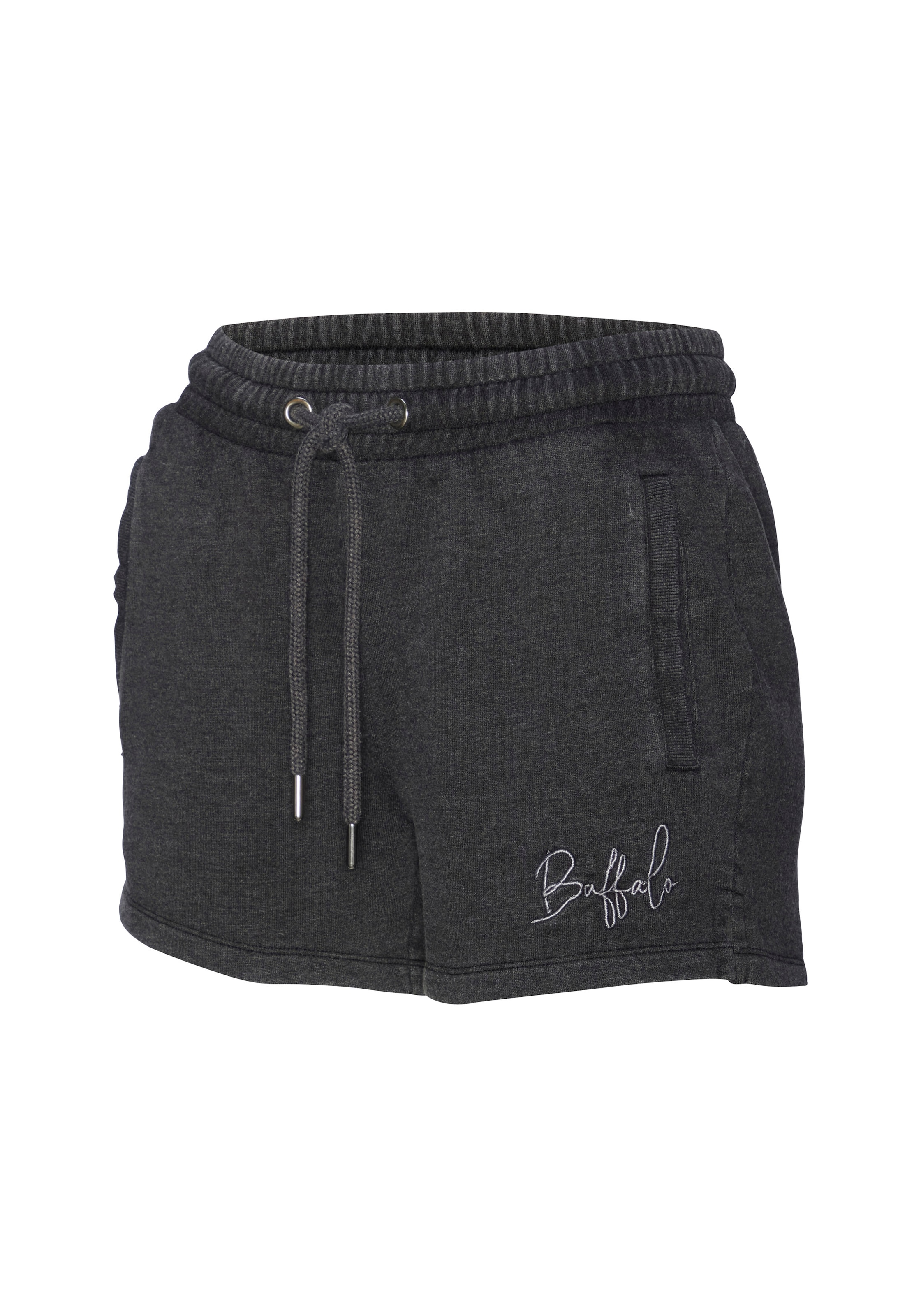 Buffalo Relaxshorts, mit Logostickerei, Loungeanzug
