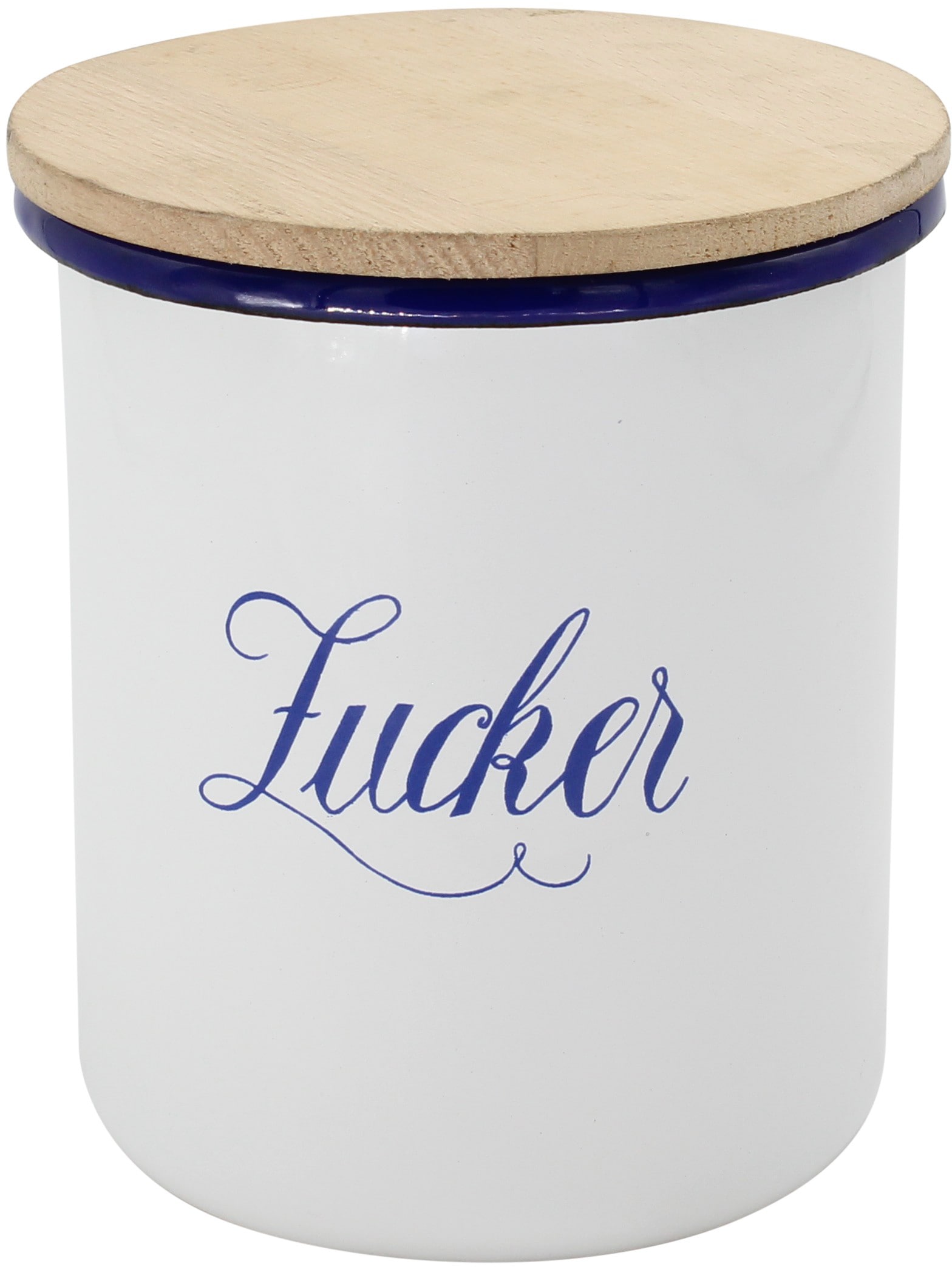 Krüger Zuckerdose "Husum" 1 Stk. tlg. mit Holzdeckel günstig online kaufen