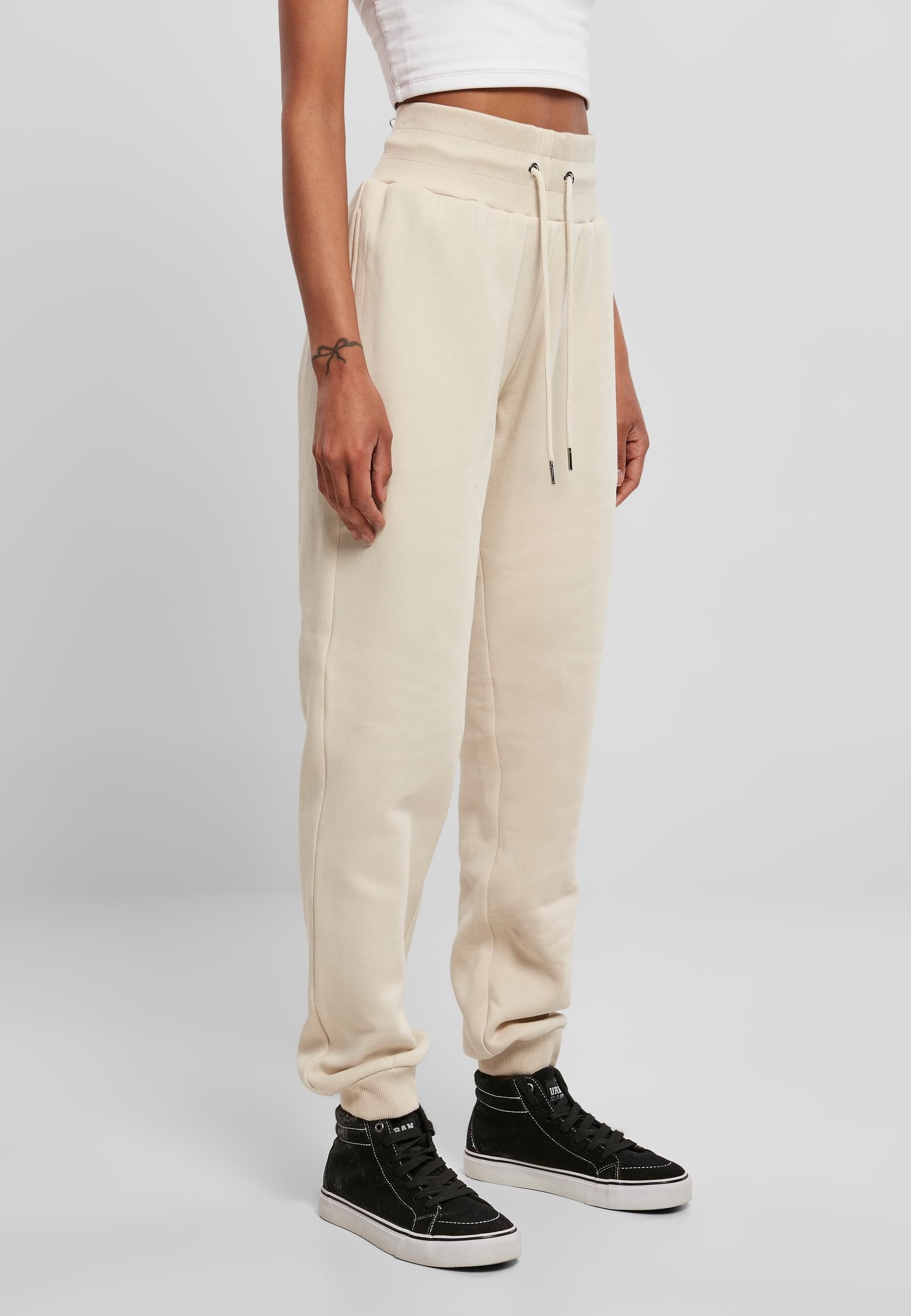URBAN CLASSICS Jogginghose »Urban Classics Damen Ladies Organic High Waist Sweat Pants«, (1 tlg.)