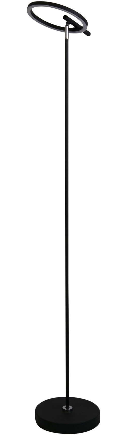 Searchlight Stehlampe »Space LED Floor Lamp, Black Metal« LED-Modul 1 Stk. Warmweiß