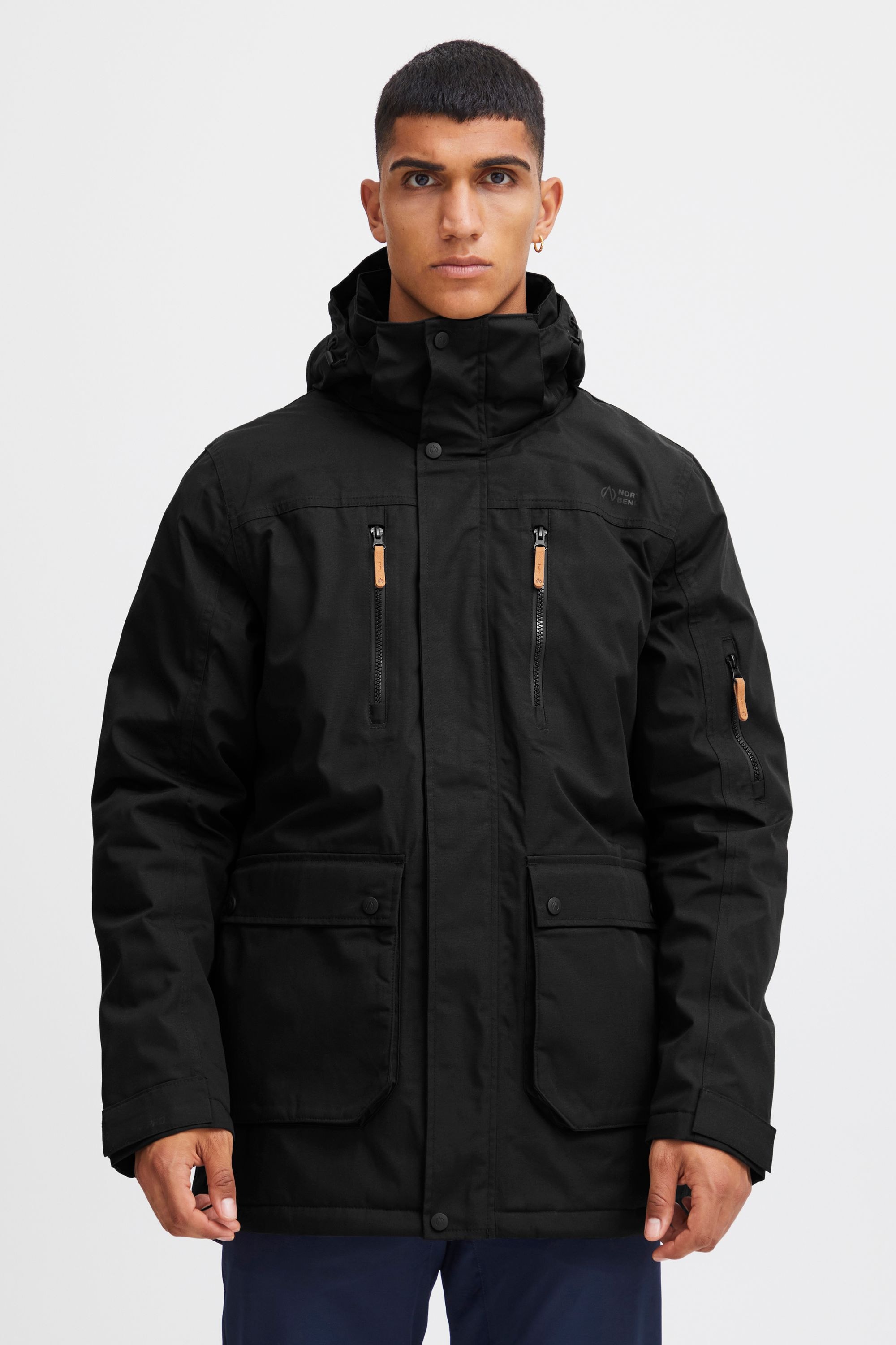 North Bend Outdoorjacke »Outdoorjacke NBWan M W-PRO 10.000 mit wasserdichter Beschichtung«, mit Kapuze
