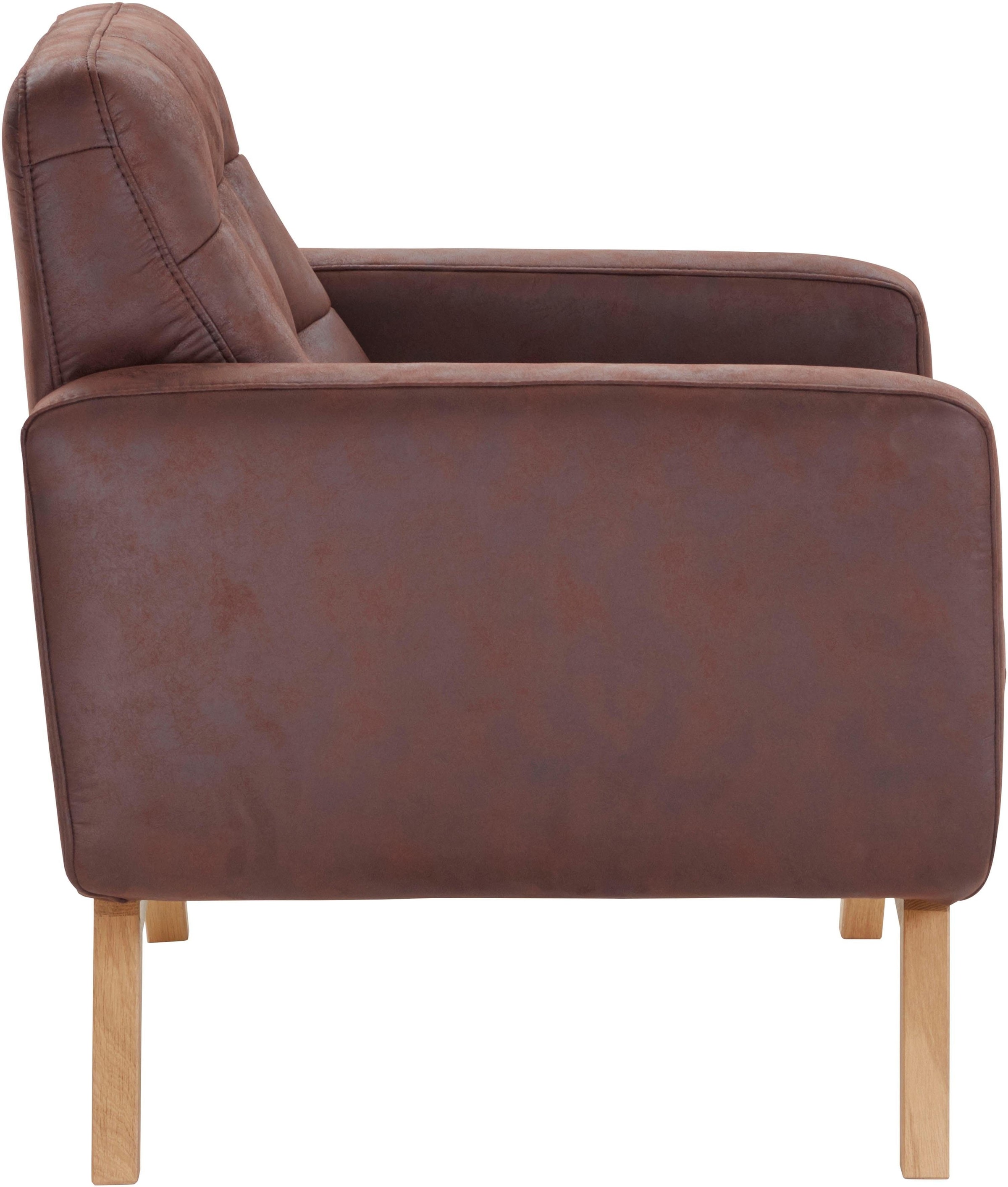 exxpo - sofa fashion Sessel »Fiord, Loungesessel«, aktuelles Design, tolle Detailverarbeitung im Sitz und Rücken