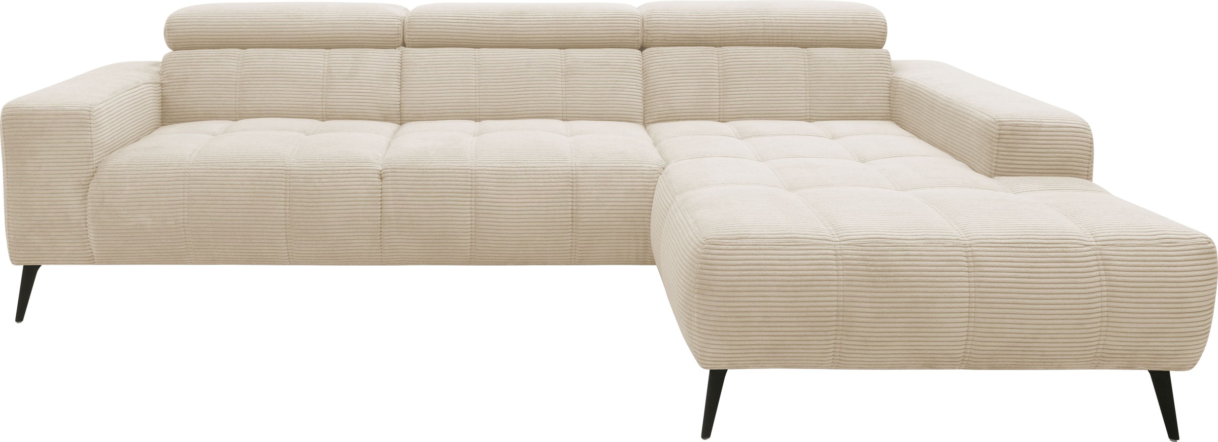 DOMO collection Ecksofa "Trento L-Form, mit Kufenfuß oder Einzelfuß" wahlwe günstig online kaufen