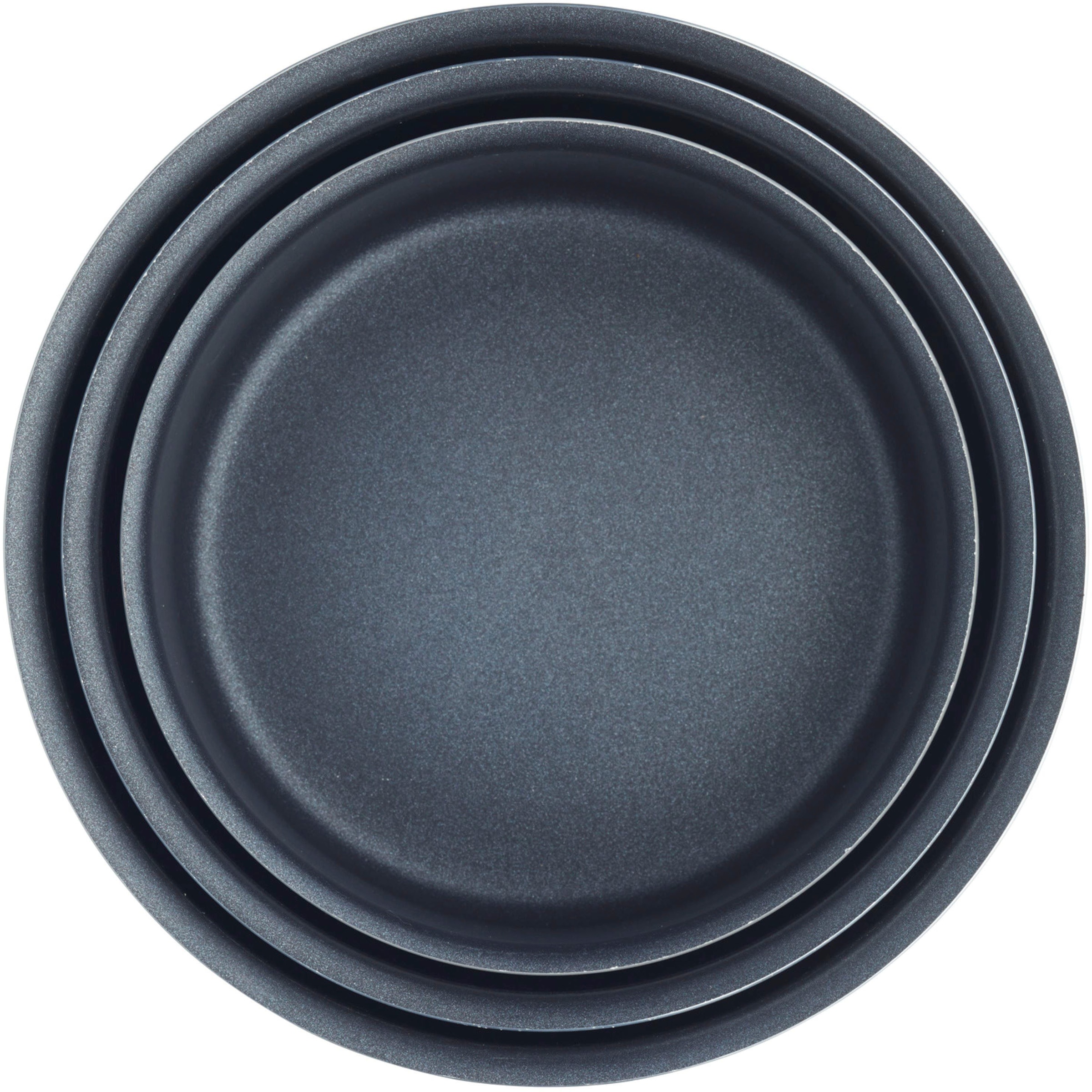 Master Class Pfannen-Set »MasterClass«, Aluminium, (Set, 3 tlg., je 1 Pfanne Ø 17 cm, H. 8 cm, Ø 19,5 cm, H. 9 cm, Ø 21 cm, H. 10 cm), Induktion