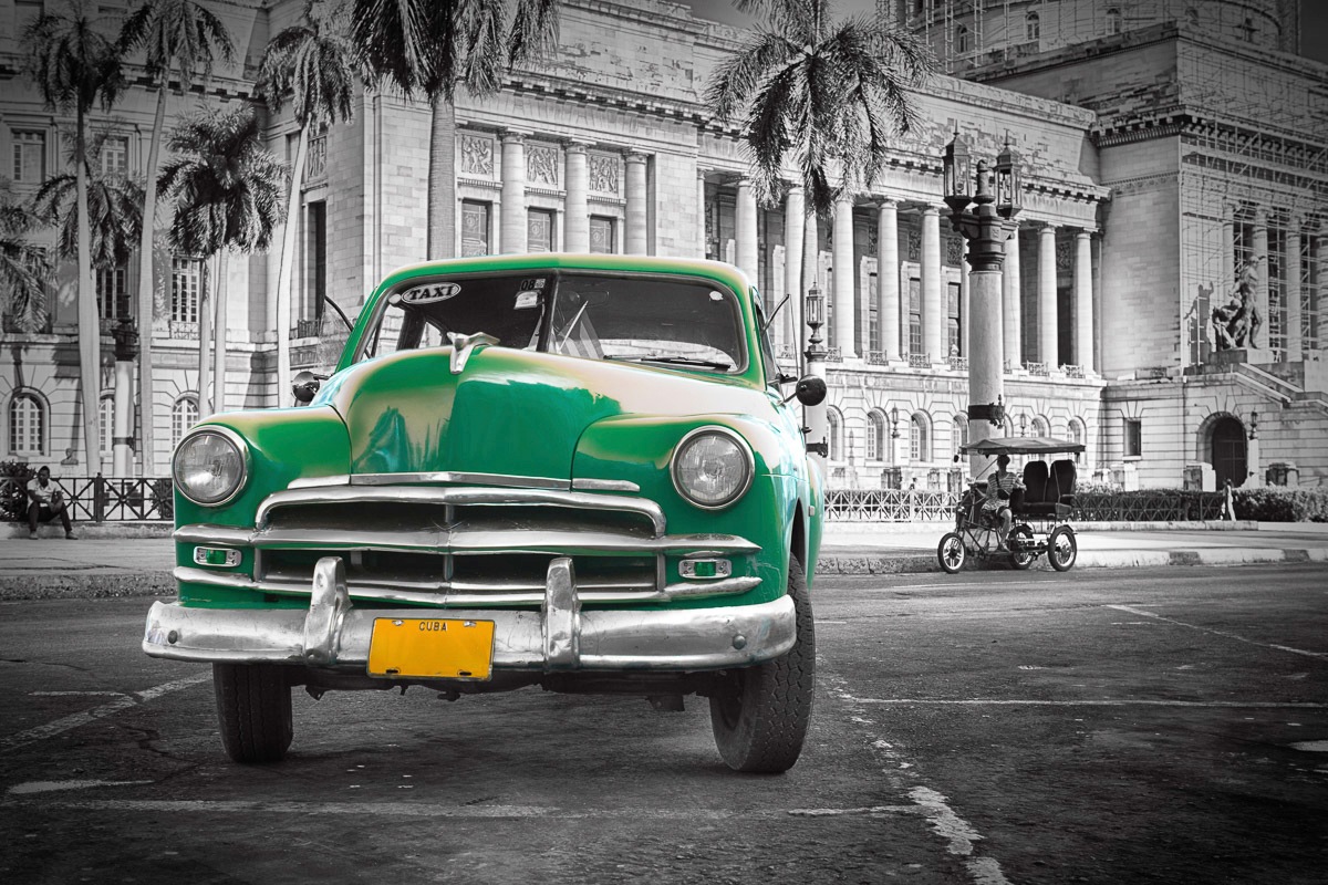 Papermoon Fototapete »Oldtimer Havanna«