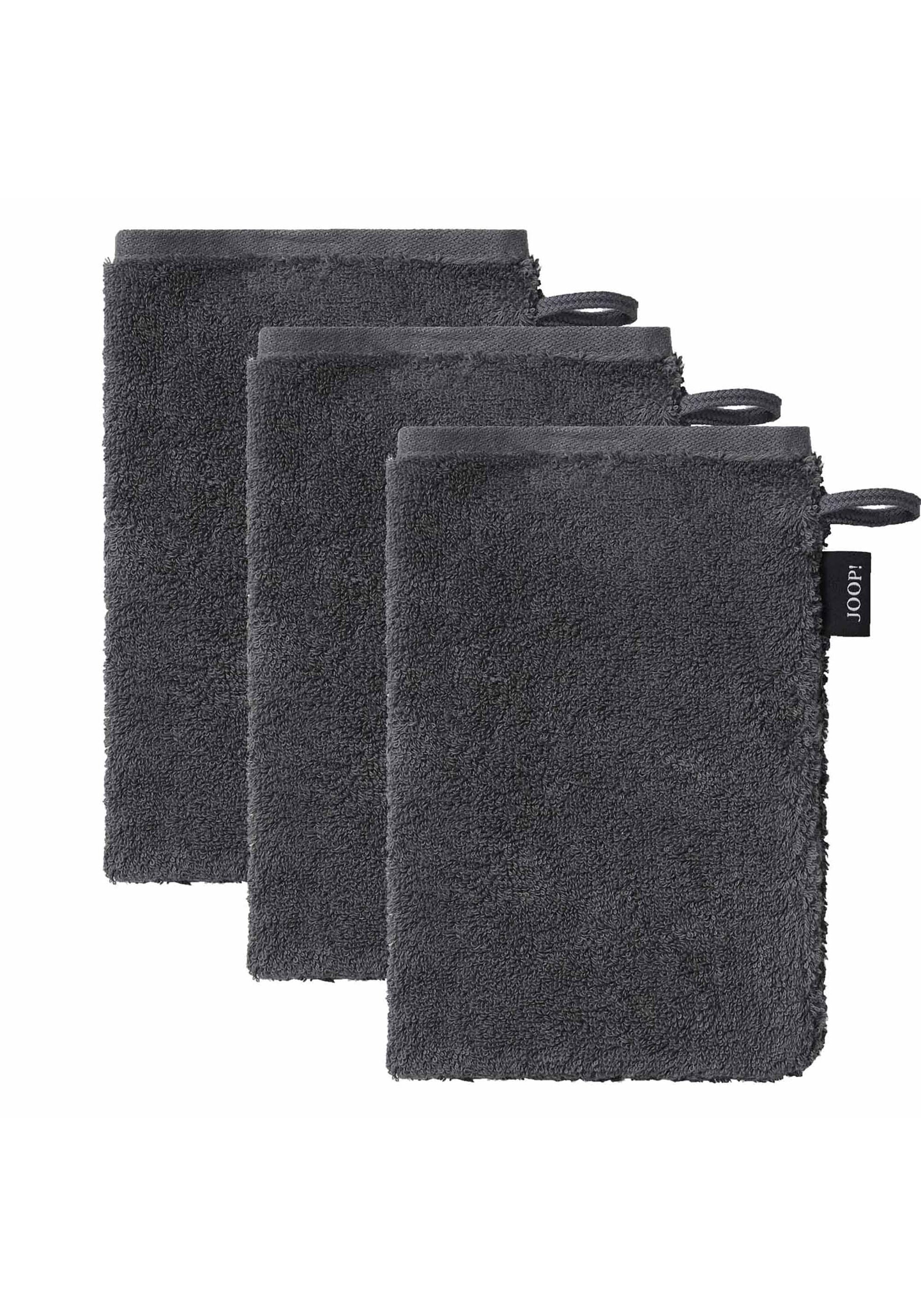 JOOP Waschhandschuh "Waschlappen Doubleface 3er Pack" günstig online kaufen