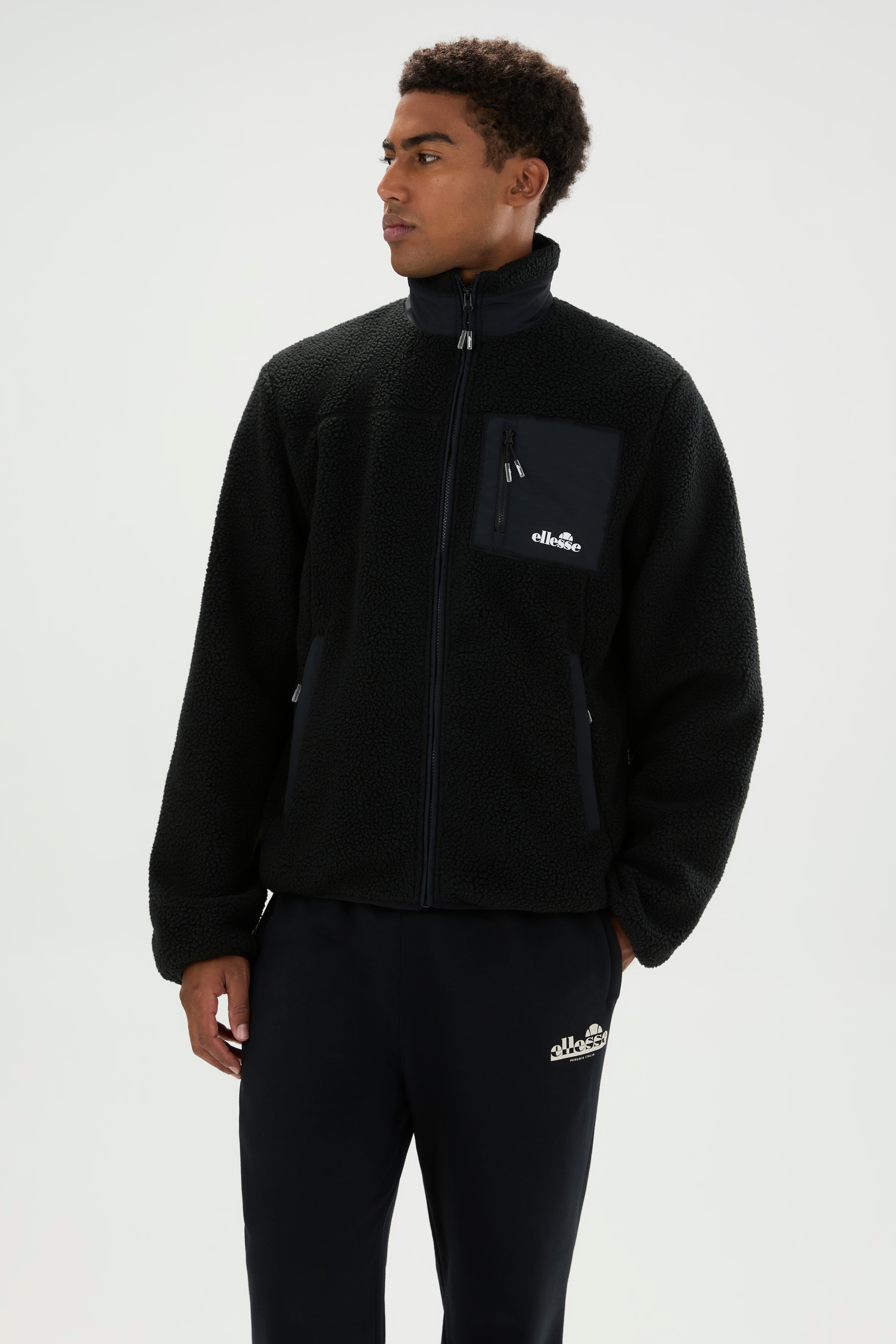 Ellesse "ZERANO 2 FZ JACKET" mit Reißverschluss, normale Länge, aus Polyester