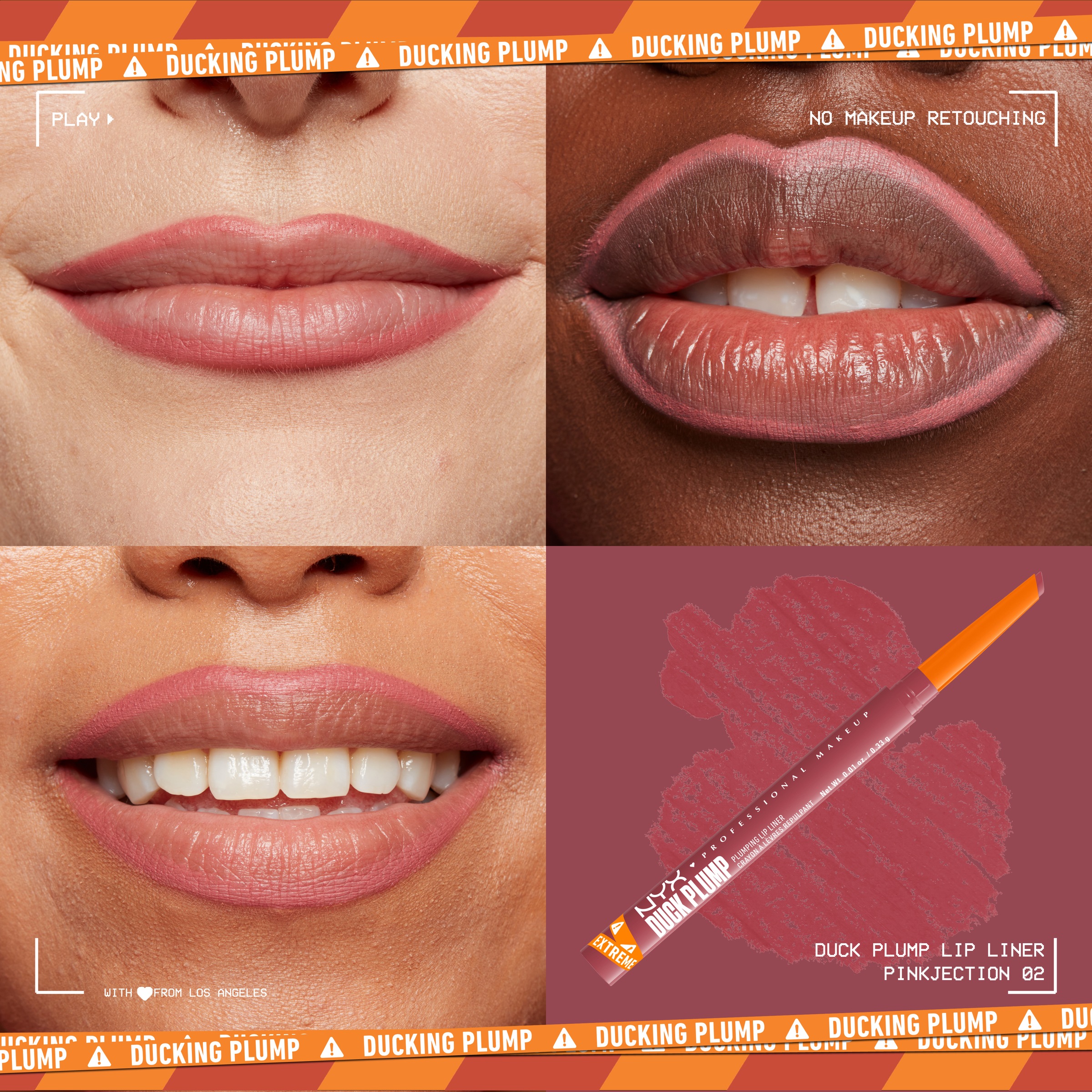 NYX Lippenstift »Professional Makeup Duck Plump Plumping Lip Liner Lippenkonturenstift«