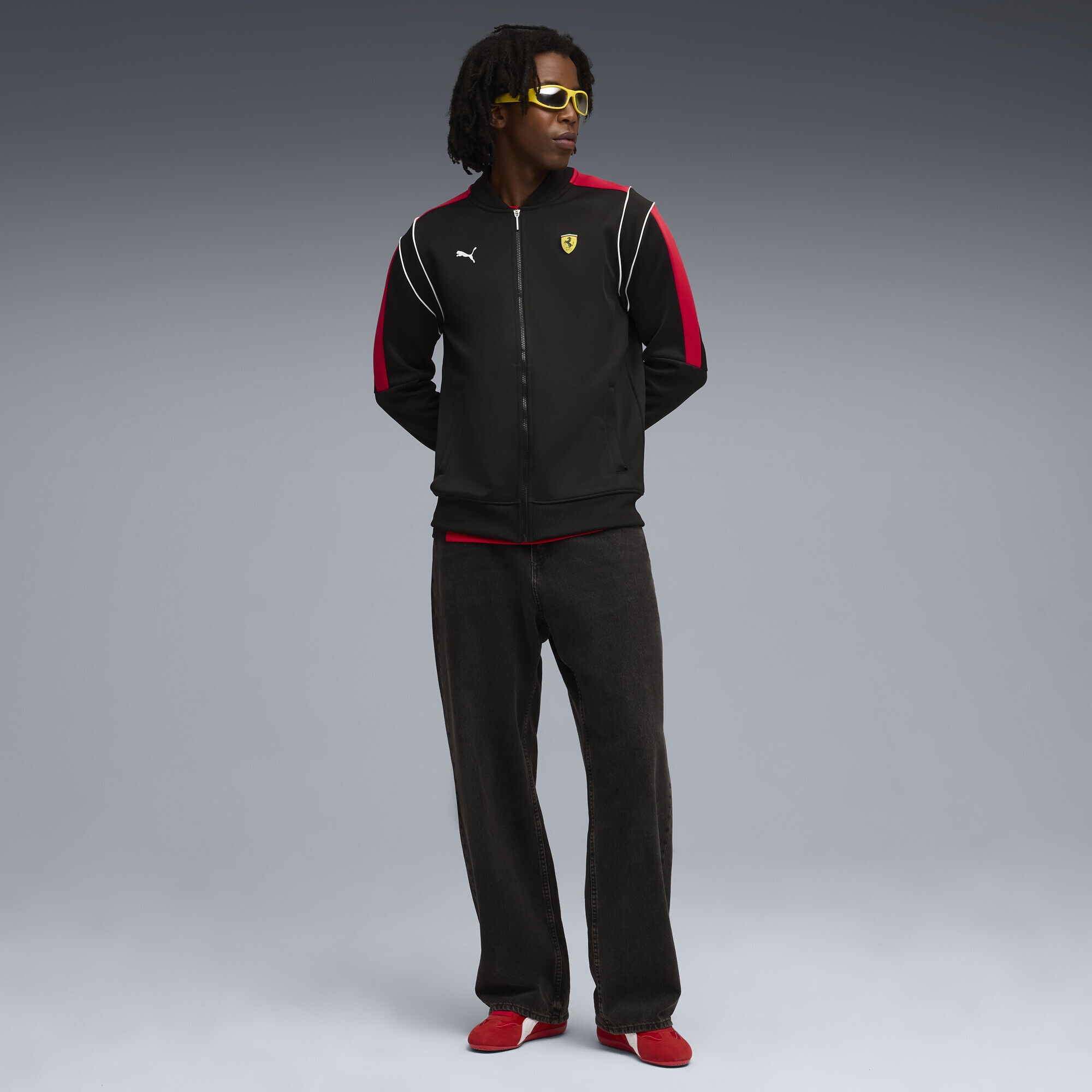 PUMA Sweatjacke »Scuderia Ferrari MT7 Trainingsjacke Herren«