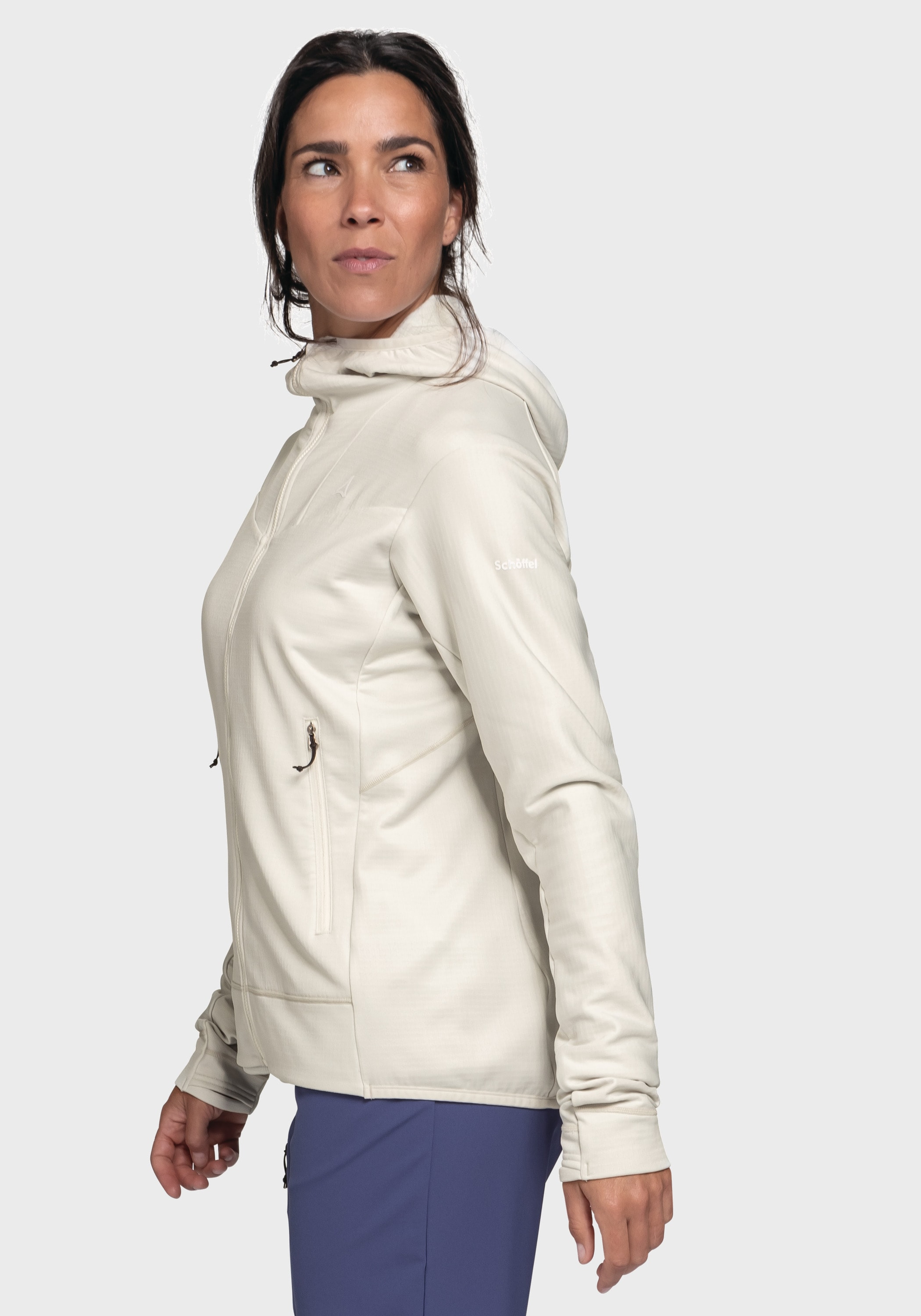 Schöffel Fleecejacke »Mountain Fleece Hoody Style Blaueis WMS«, mit Kapuze