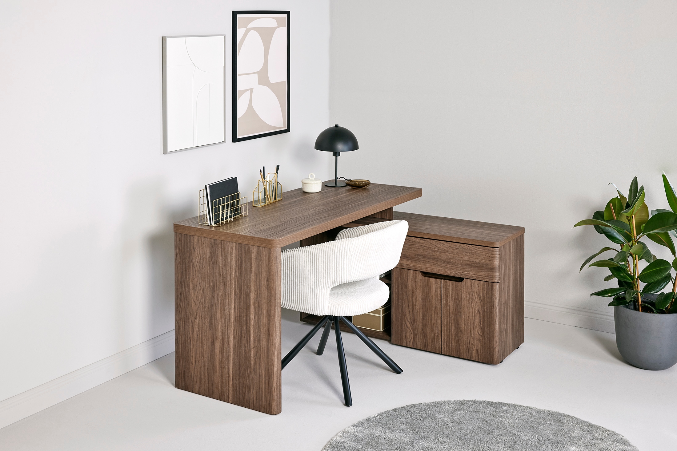 Jahnke Eckschreibtisch »CU-LIBRE 150 E« 1 Stk. tlg.