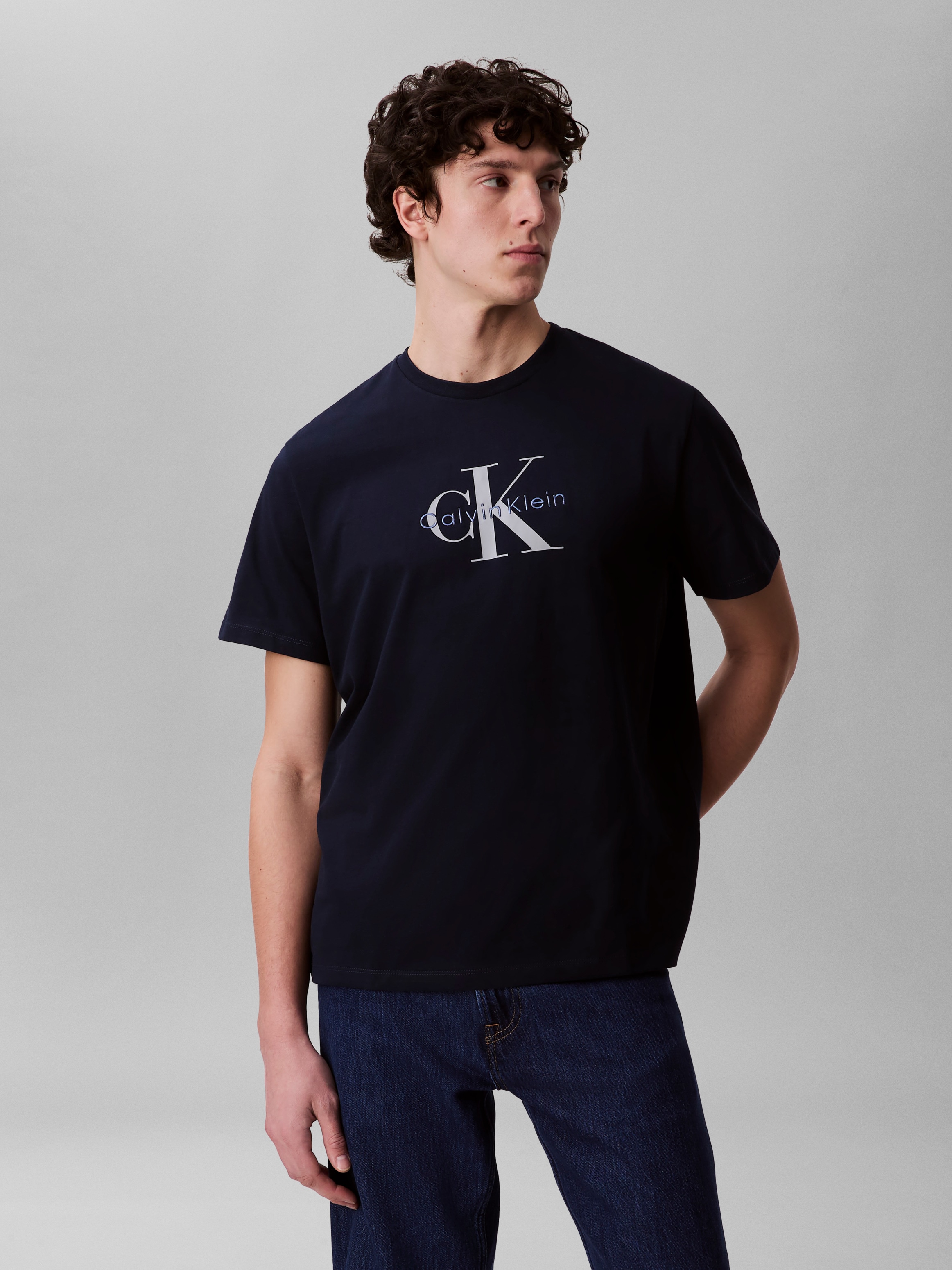 Calvin Klein Jeans T-Shirt "SS Hero Monologo Tee 20s" Mit Rundhalsausschnit günstig online kaufen