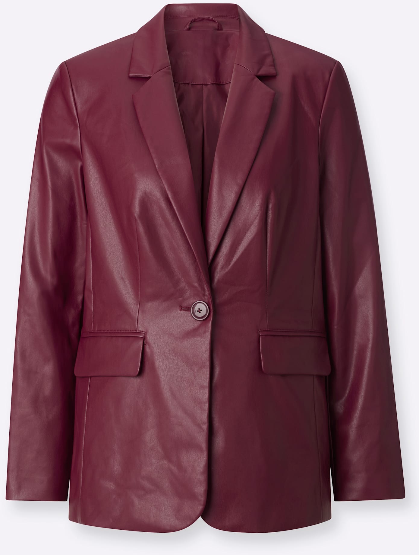 Inspirationen Lederimitat-Blazer »Lederimitat-Blazer«