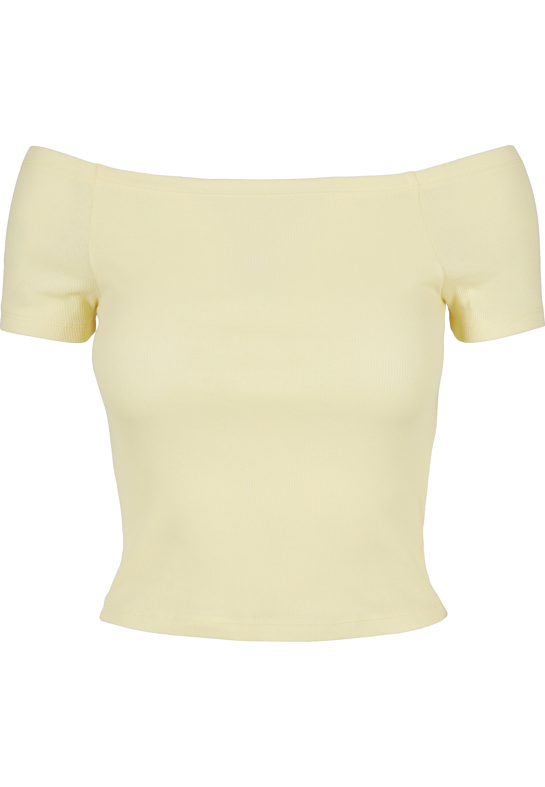 URBAN CLASSICS T-Shirt "Urban Classics Damen Ladies Off Shoulder Rib Tee" 1 günstig online kaufen