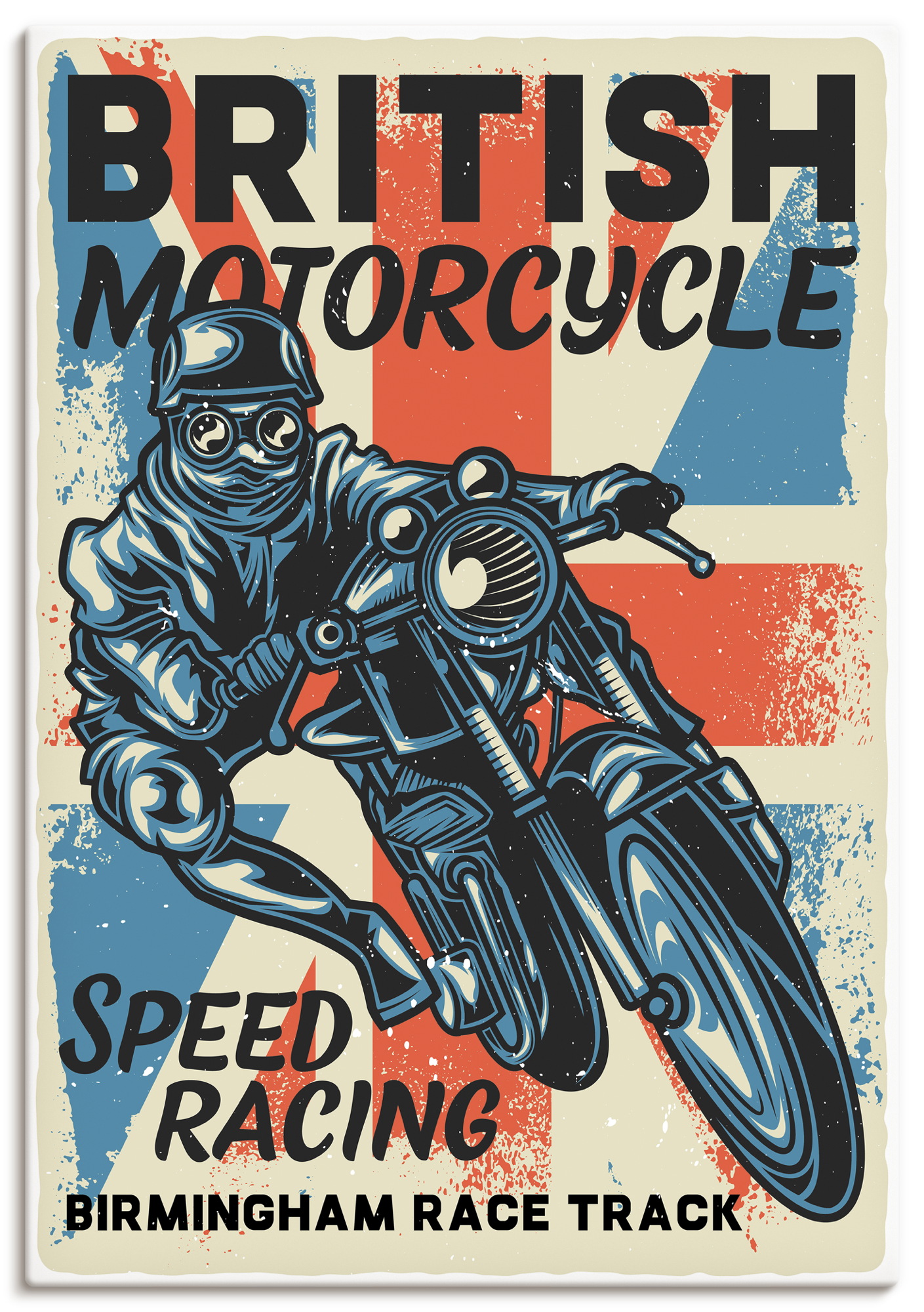 Artland Wandbild "Motorrad Birmingham" 1 Stk. tlg. als Alubild, Leinwandbild, Poster, Wandaufkleber in verschied. Größen