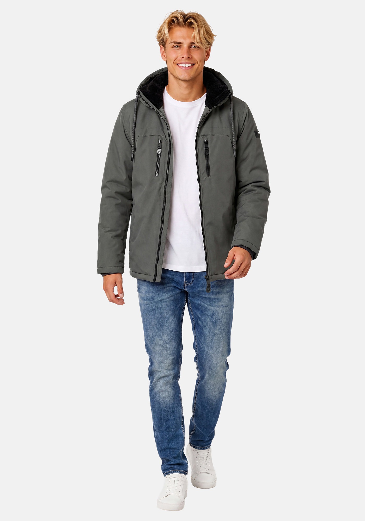 Alessandro Salvarini Winterjacke "ASMori" mit warmem Teddyfell