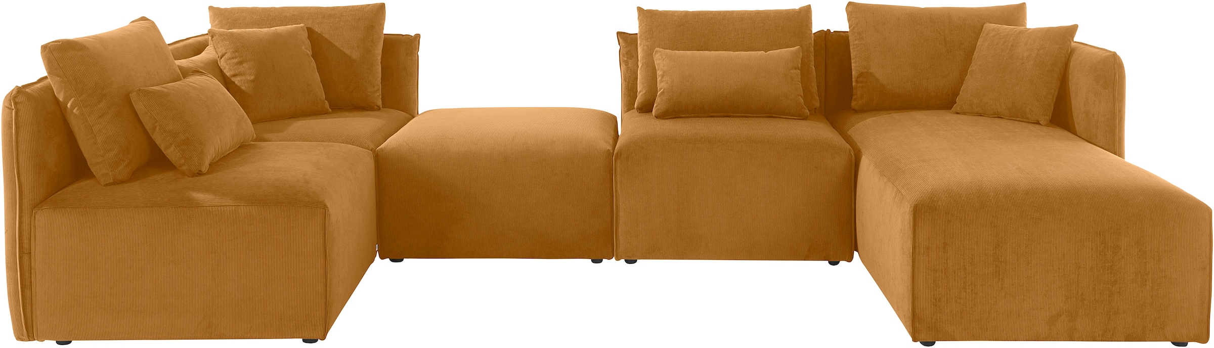 OTTO home Wohnlandschaft "Nöre U-Form" 5 Teile, in vielen Bezugsqualitäten günstig online kaufen