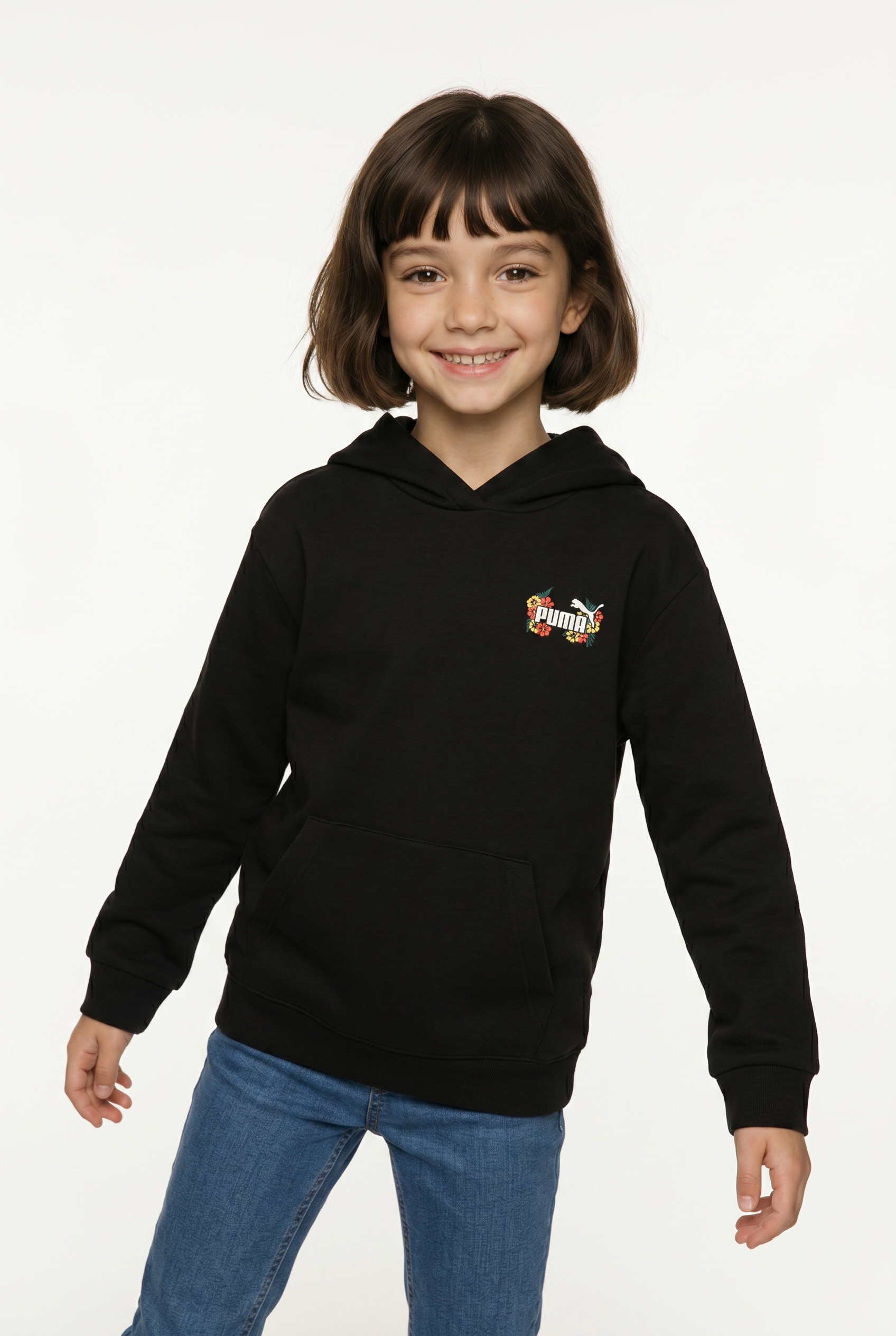 PUMA Kapuzensweatshirt "MID90S RELAXED GRAPHIC HOODIE TR G", für Jugendliche, sportlicher Stil, mit Logodruck, mit Kängurutasche