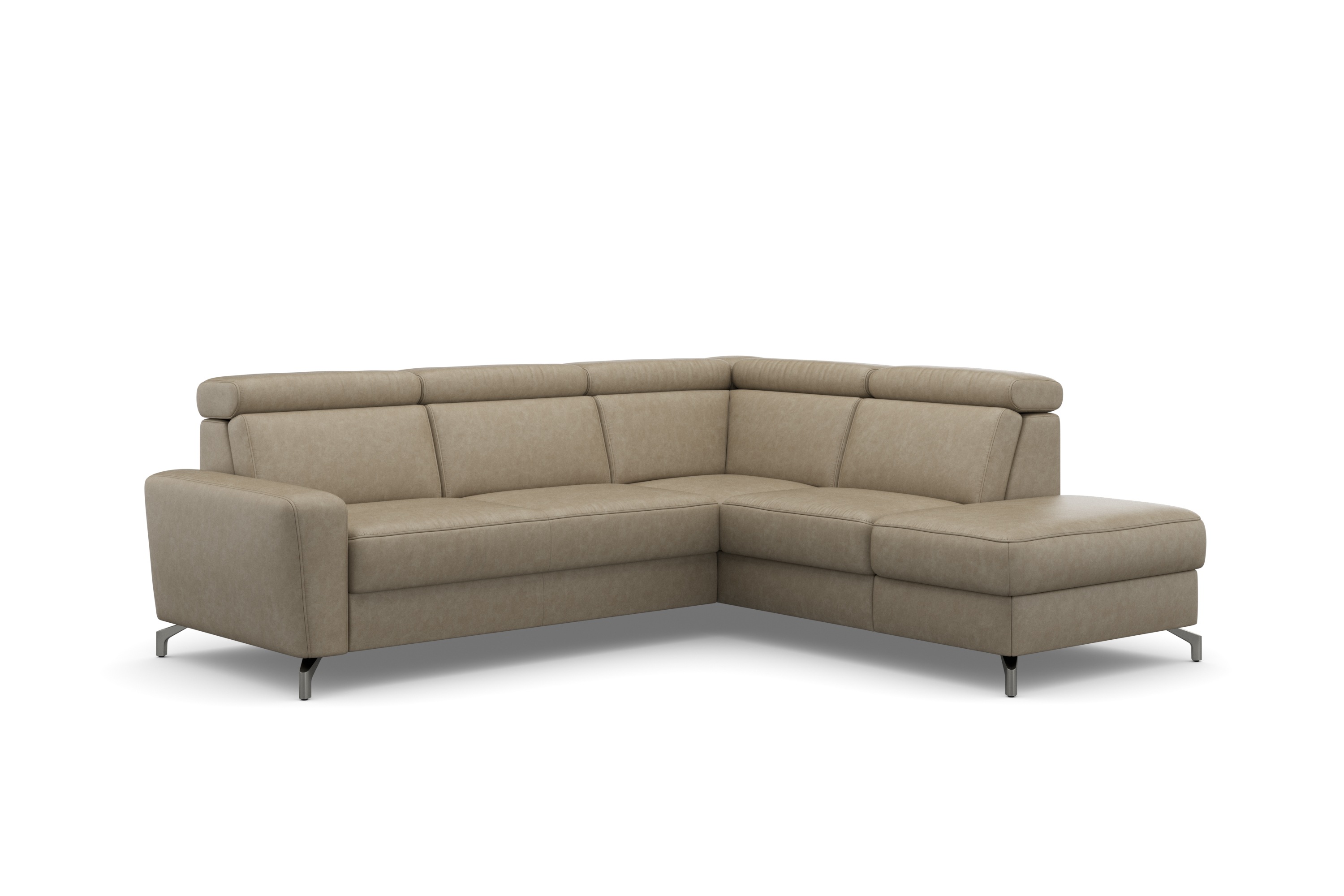 Thumbnail - sit&more Ecksofa "Scarlett L-Form", inklusive Kopfteilverstellung, wahlweise mit Bettfunktion, Bettkasten