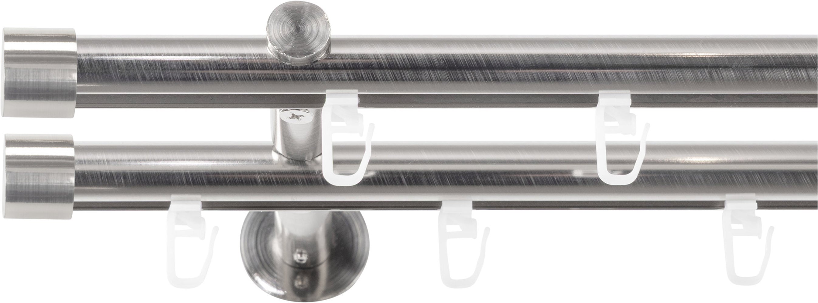 SN DECO GROUP Gardinenstange Ø 19 mm 2 läufig-läufig Fixmaß;kürzbar