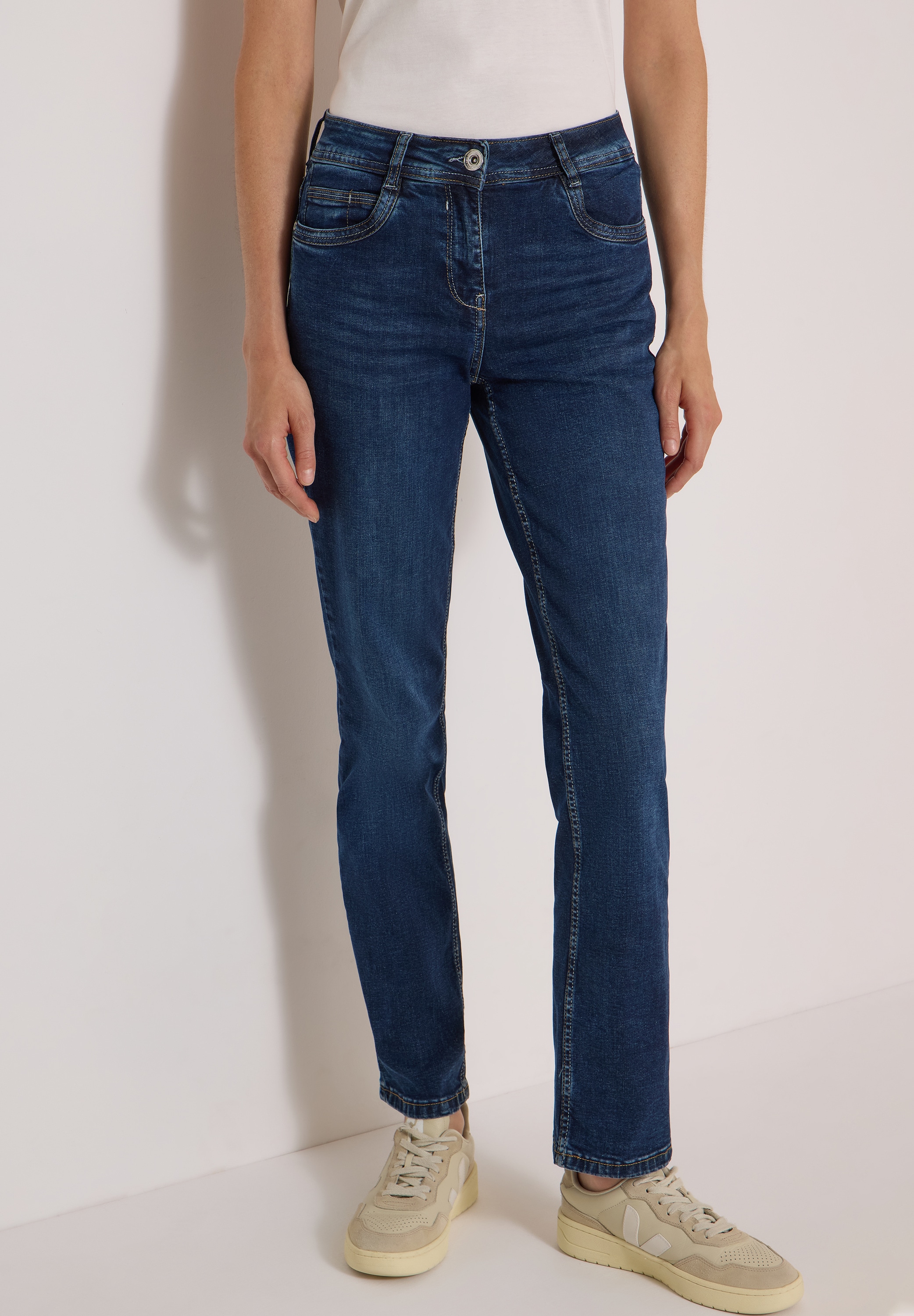 Cecil Slim-fit-Jeans High Waist