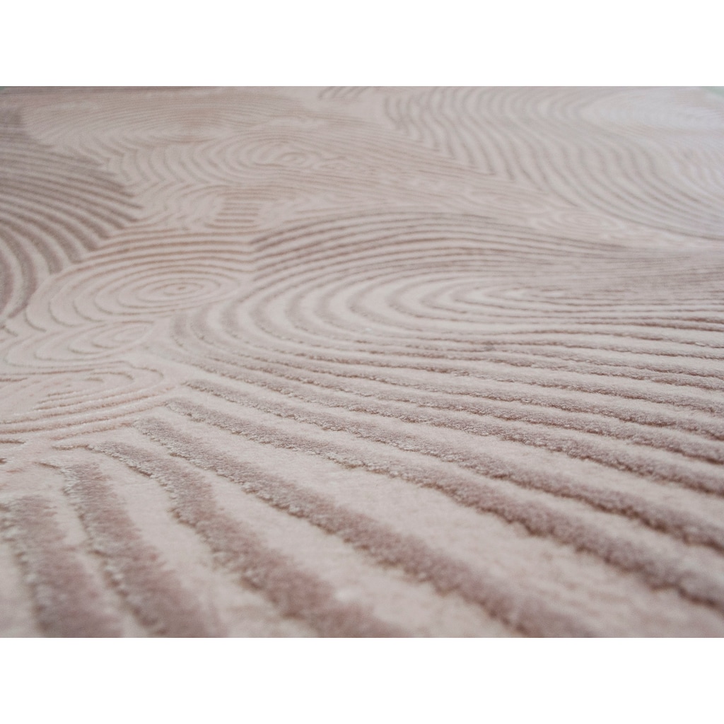 RESITAL The Voice of Carpet Teppich »Fendi 12530«, rechteckig, 11 mm Höhe, Kurzflor, gewebt, Hoch-Tief-Struktur, Wohnzimmer