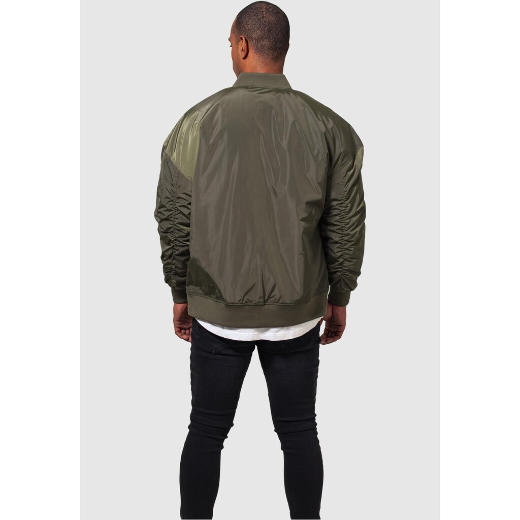 URBAN CLASSICS Anorak »Urban Classics Herren Oversized Bomber Jacket«, (1 St.), ohne Kapuze