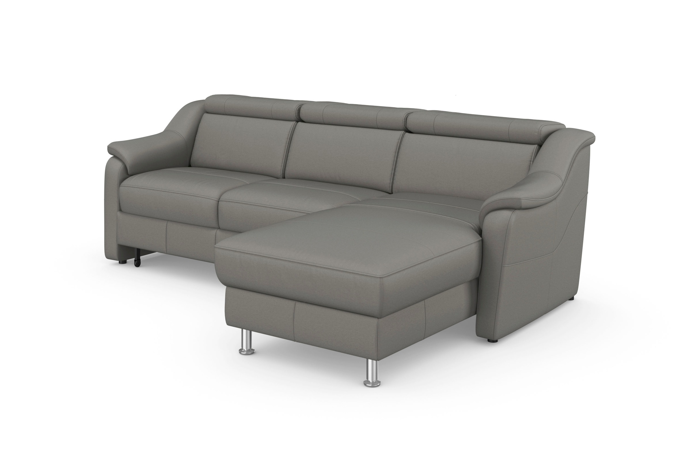 sit&more Ecksofa »Freetown L-Form«, inklusive Kopfteilverstellung und komfortablem Federkern
