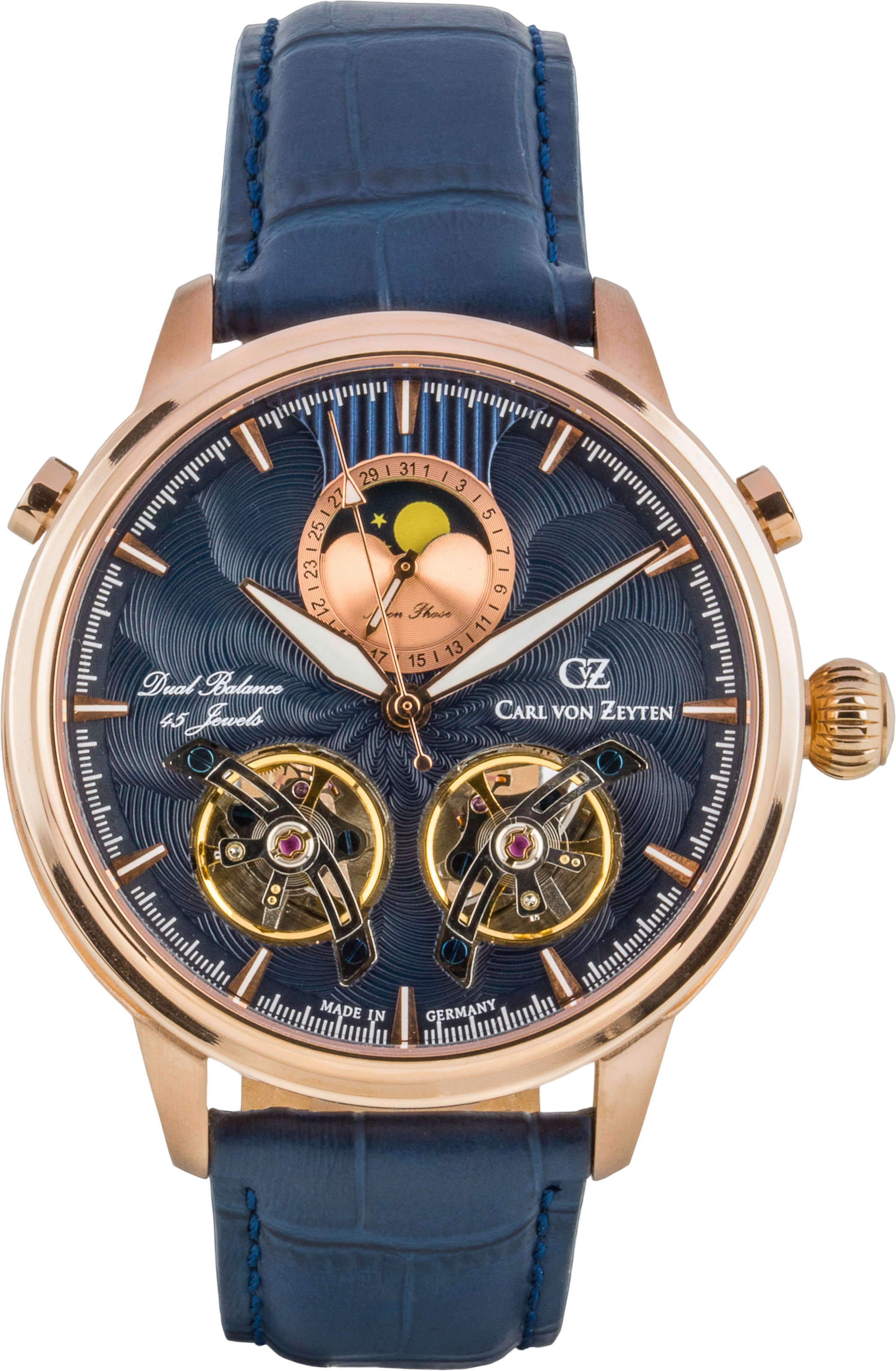 Carl von Zeyten Automatikuhr »Durbach«, Armbanduhr, mechanische Uhr, Herrenuhr, Datum, Made in Germany