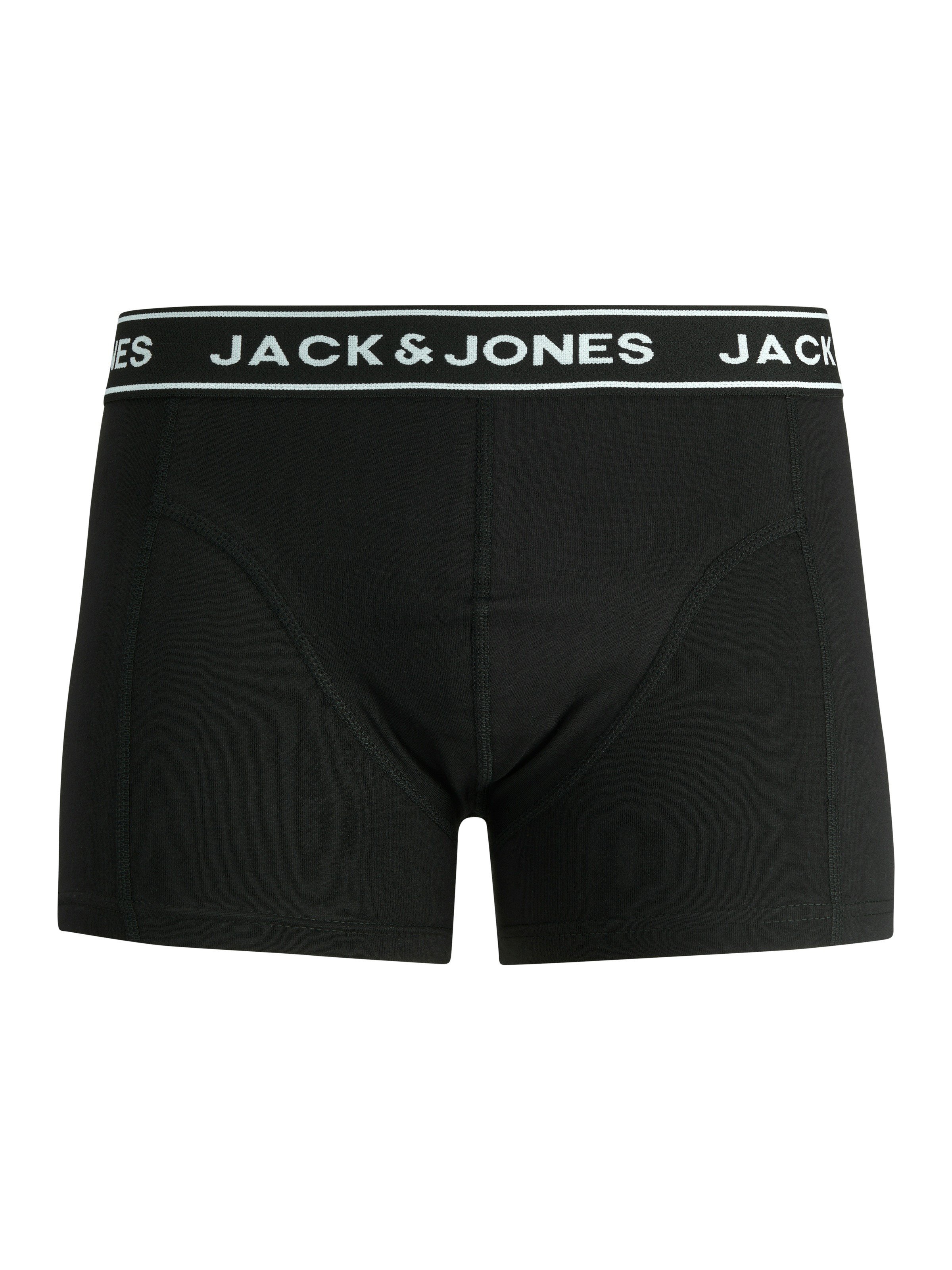 Jack & Jones Trunk »JACCRISP im 6er Pack mit Logobund und Stretchkomfort« Packung, 6 Stk. unifarben mit Farbeinsatz, modisch, eng anliegend, Baumwollmischung